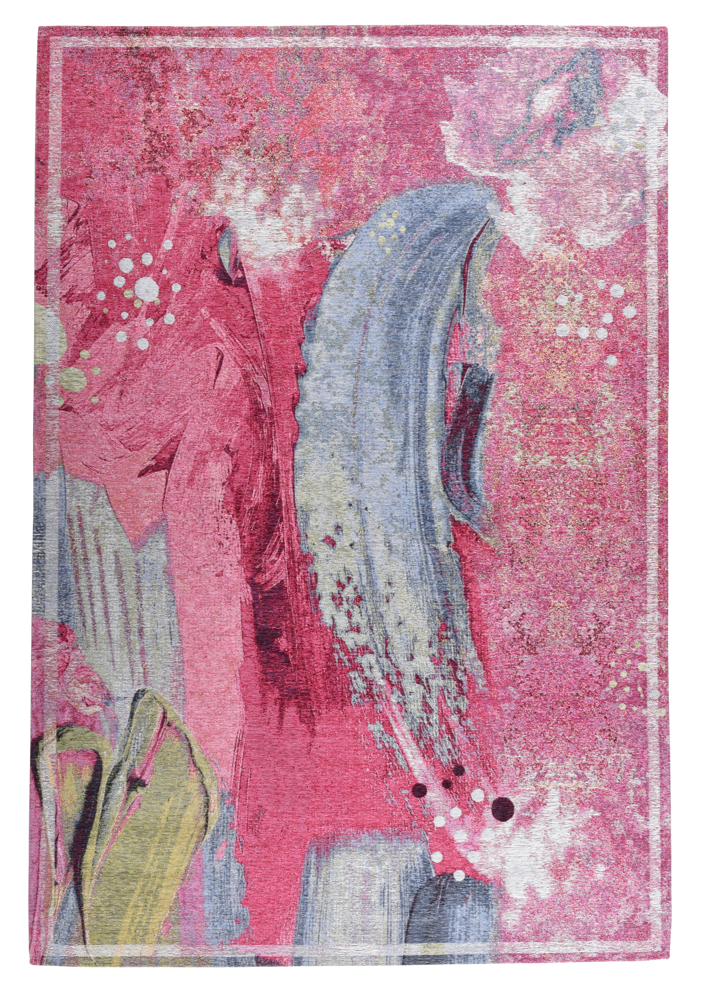 Gino Falcone Tapis »Cosima-111« Rectangulaire 3 mm Höhe tapis jacquard tissé plat, avec fil chenille, design moderne