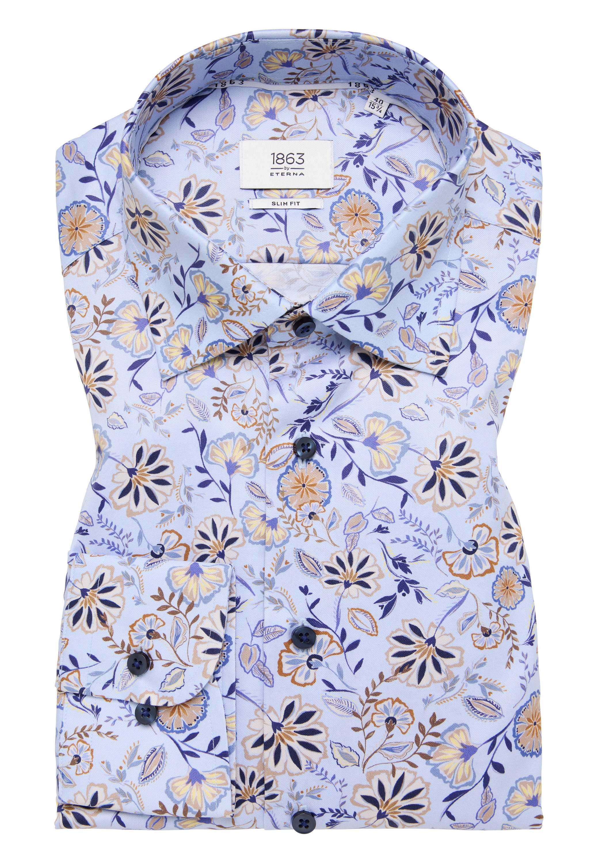 Eterna Langarmhemd »SLIM FIT«, NON IRON (bügelfrei)