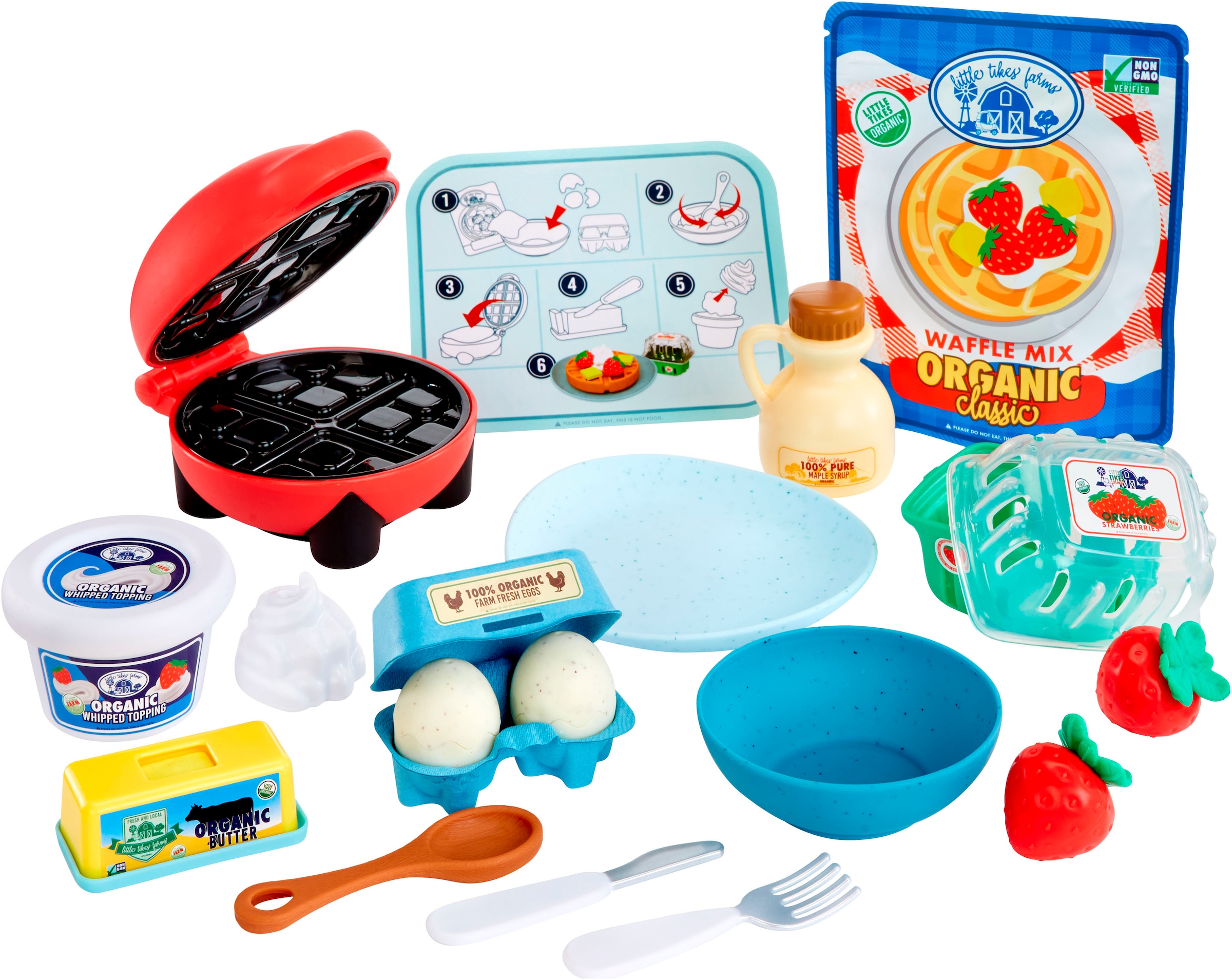 Image of Little Tikes Spiellebensmittel "Creative Chefs Waffles Kit"