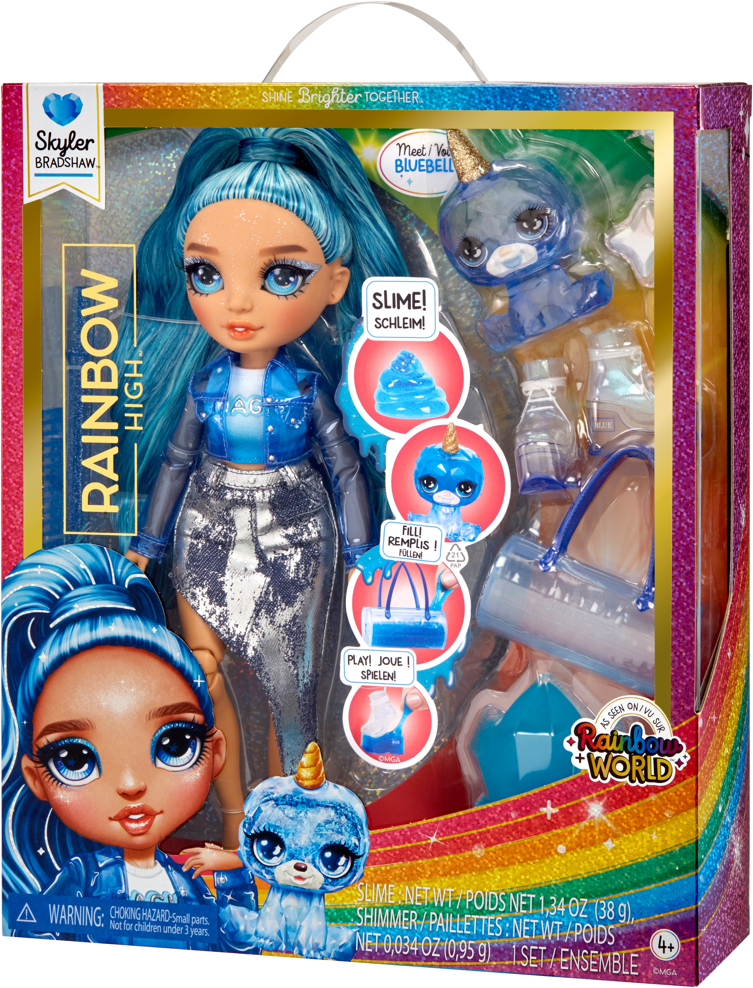 RAINBOW HIGH Poupée à habiller »Classic Rainbow Fashion Doll - Skyler (blue)«