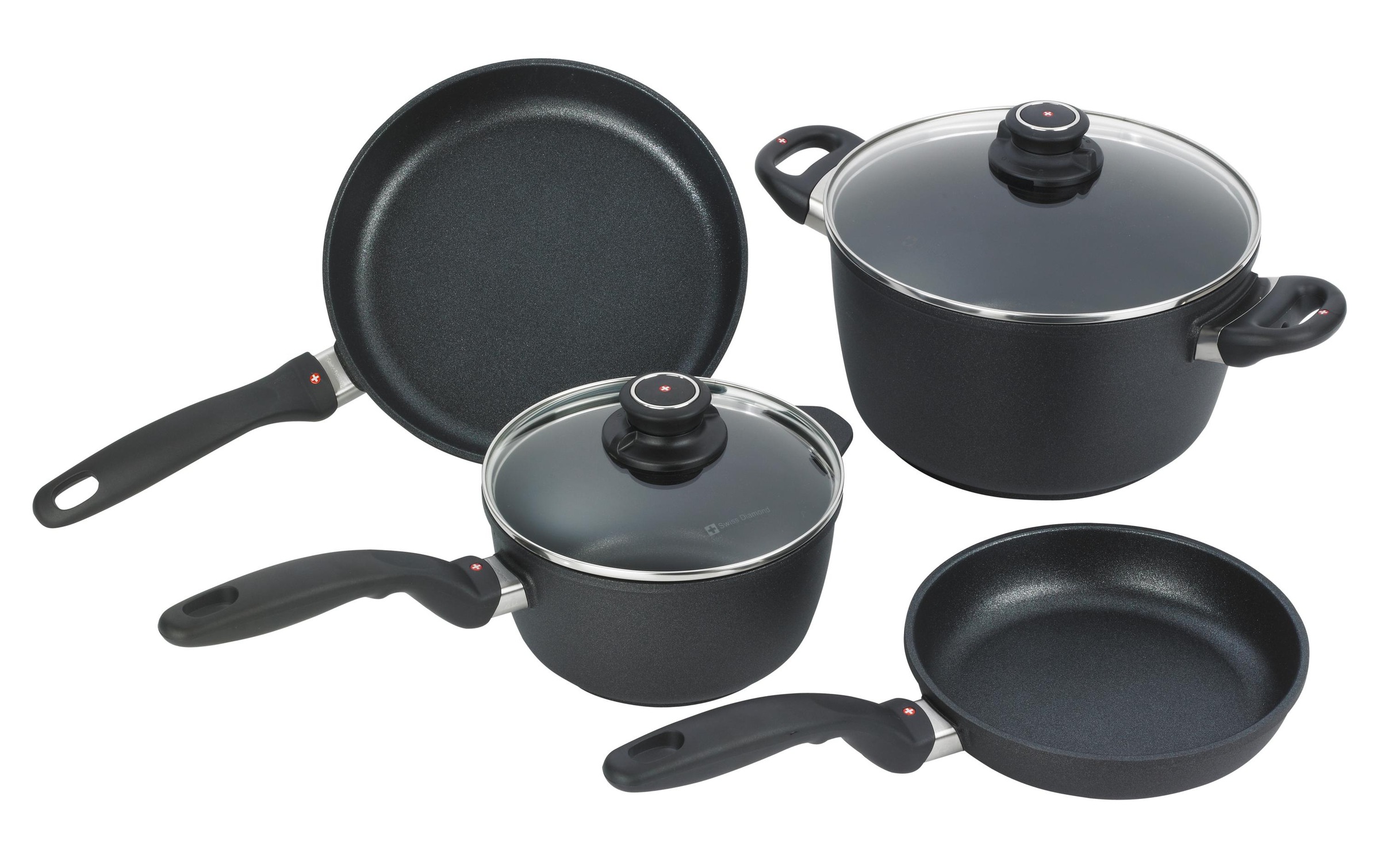 Image of Swiss Diamond Pfannen-Set »XD 6-teilig 20 cm/24 cm«, Aluminium, (Set, 6 tlg.) bei Ackermann Versand Schweiz