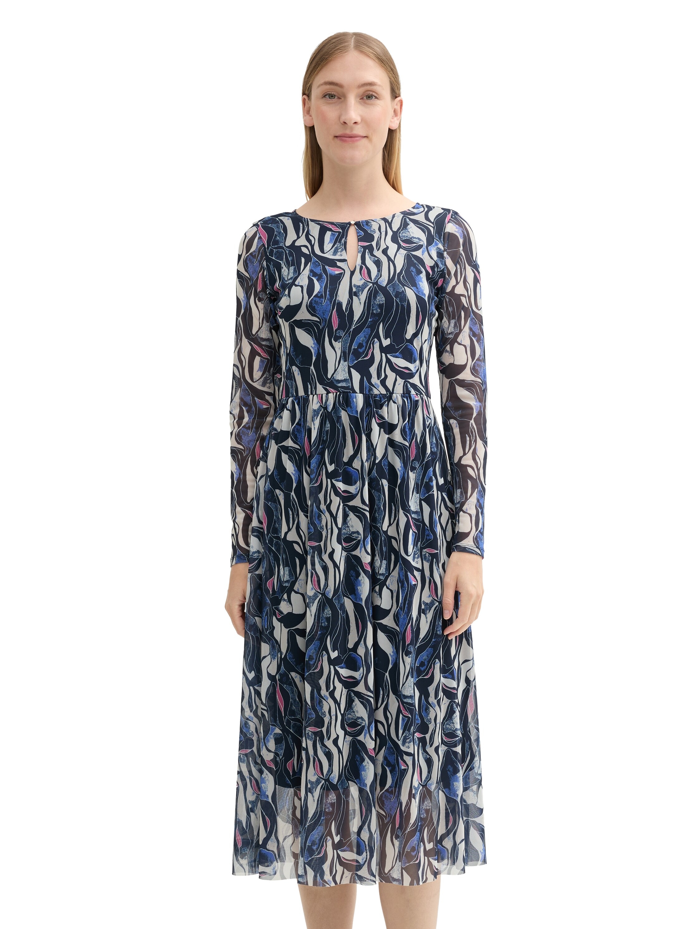 Image of TOM TAILOR Meshkleid Ohne Tasche mit Muster