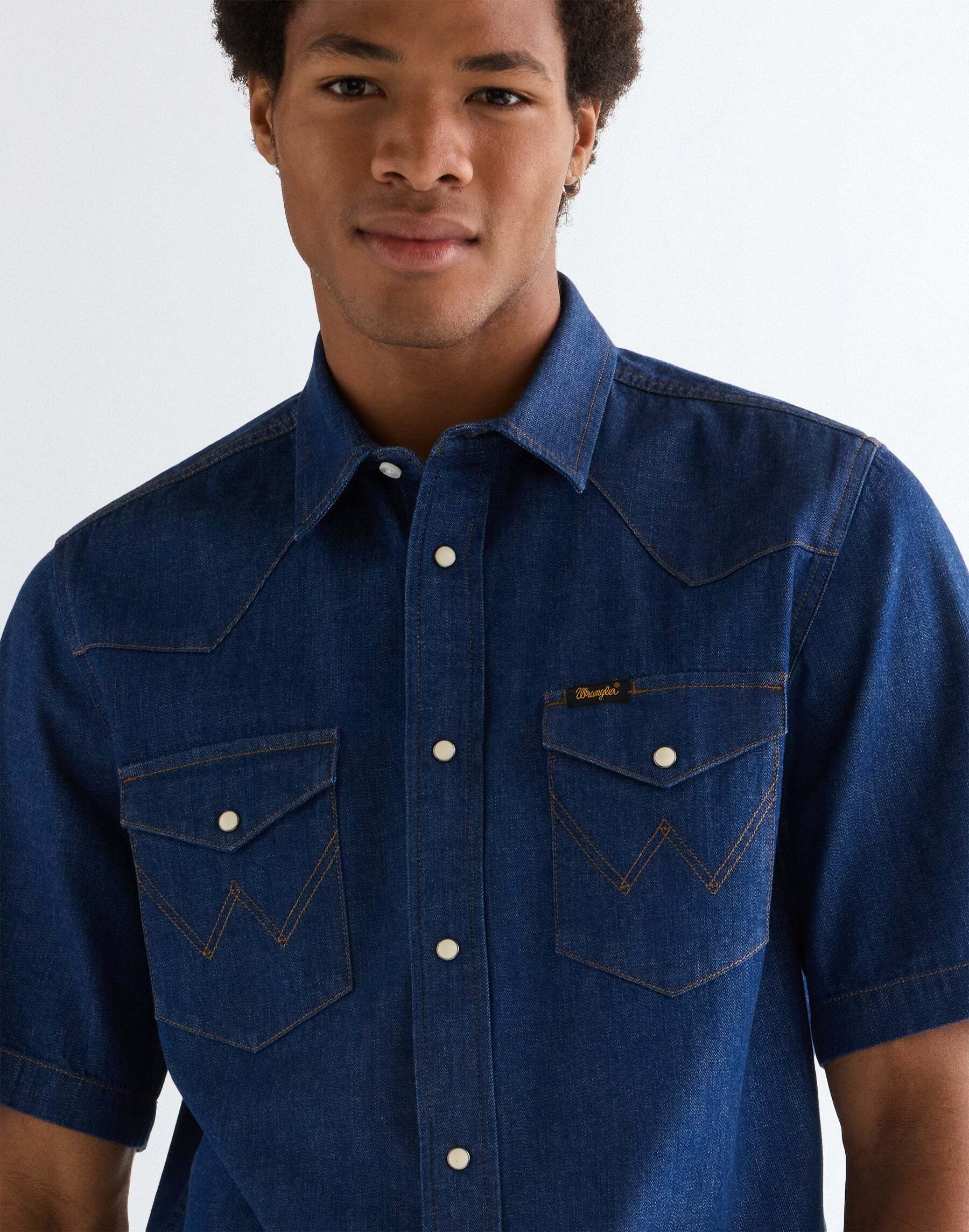 Wrangler Jeanshemd »WRANGLER Jeanshemd Shortsleeve Western«