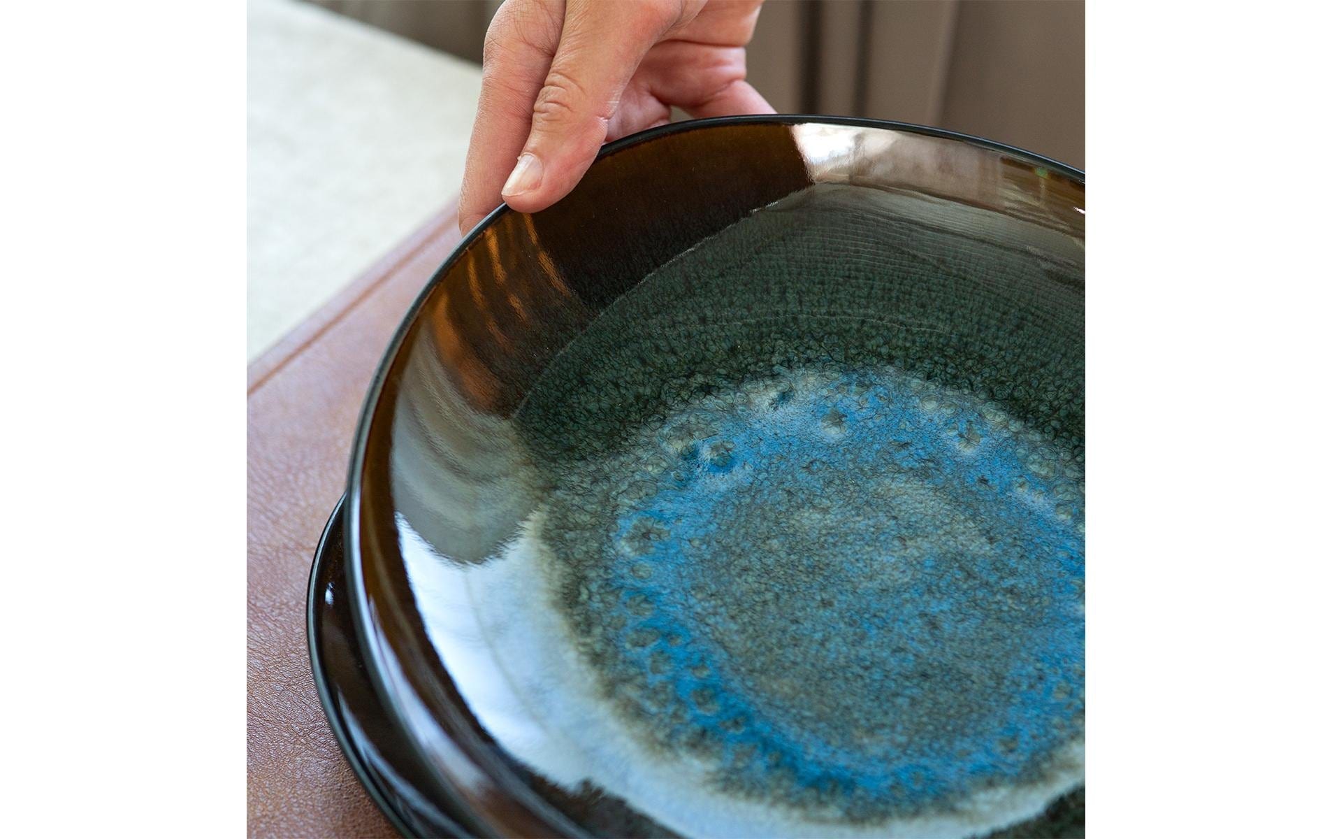   Speiseteller »Lunasol Elements Amber Eye Organic 12-tlg.« Teller-Set