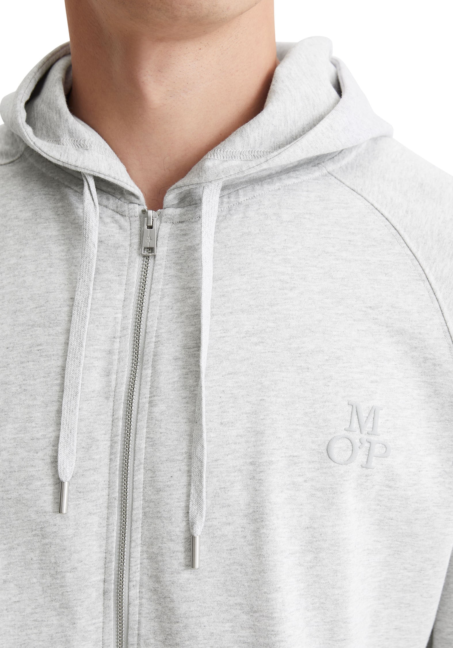 Marc O'Polo Sweatjacke, mit dezentem Logodruck