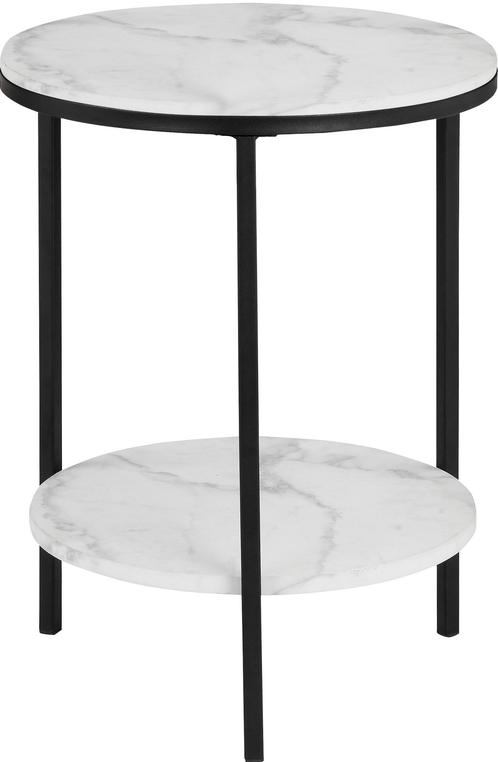 Image of andas Beistelltisch »Amatsia«, Tischplatte aus pflegeleitem MDF mit Folie, Gestell aus Metall, in verschiedenen Grössen erhältlich, Höhe 55 cm bei Ackermann Versand Schweiz