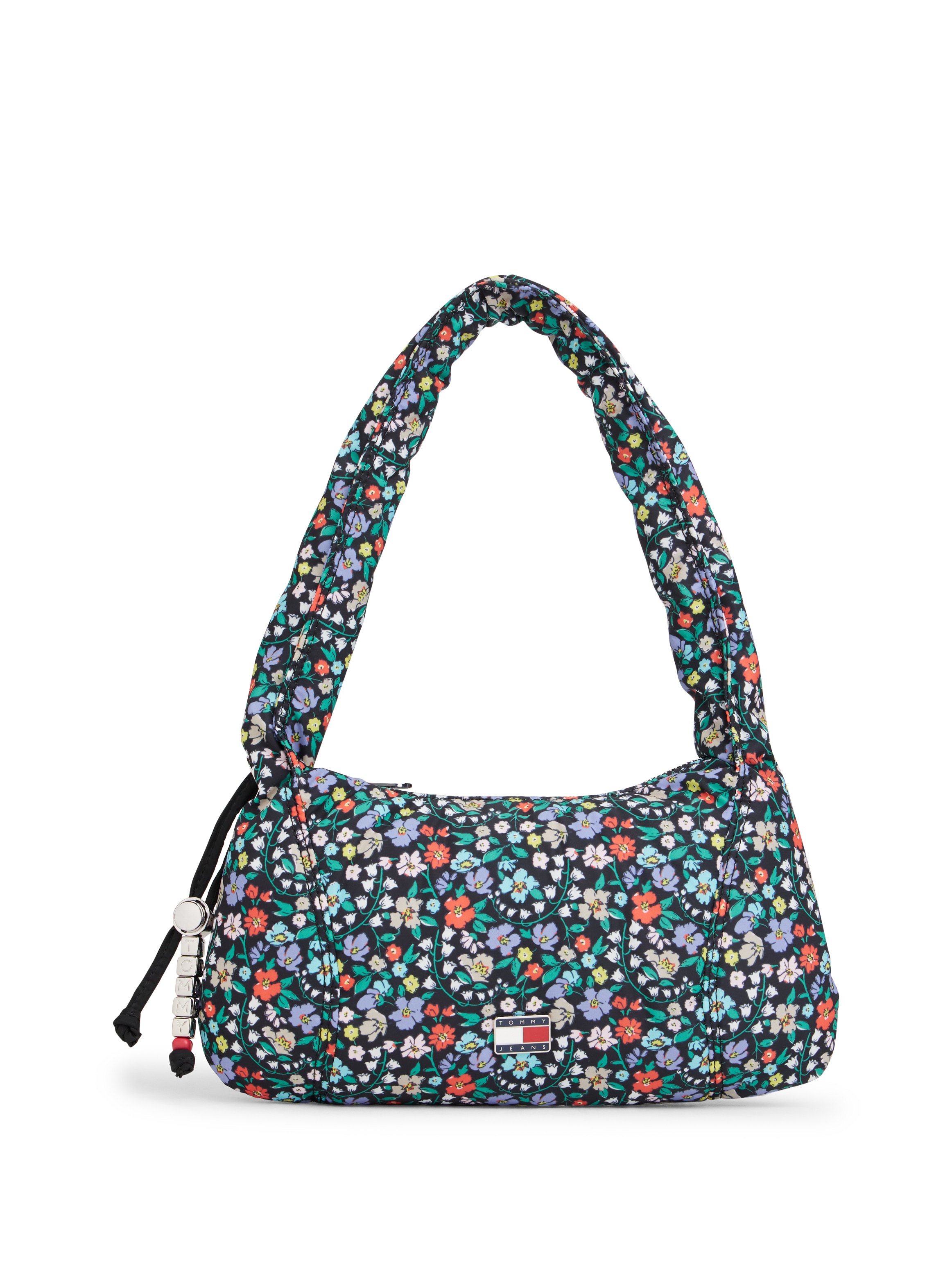 Image of Tommy Jeans Schultertasche "TJW CASUAL FLORAL SHOULDER", Damen Tragetasche, Umhängetasche in trendiger, bunter Blumenoptik