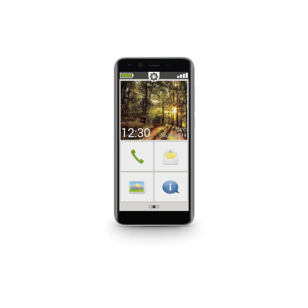 Emporia Smartphone »Smart3 Mini«, schwarz, 12,7 cm/5 Zoll, 16 GB Speicherplatz, 8 MP Kamera