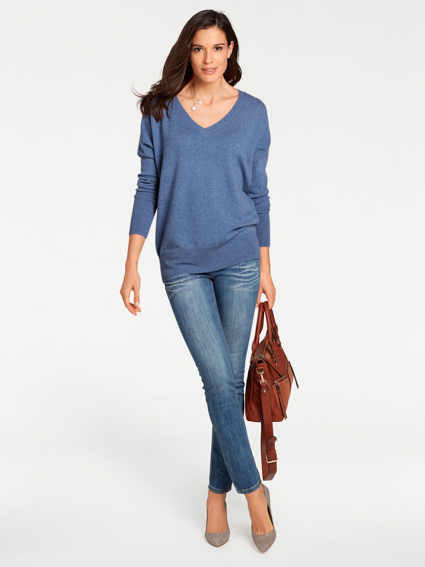 Image of B.C. BEST CONNECTIONS by heine Strickpullover "V-Pullover"