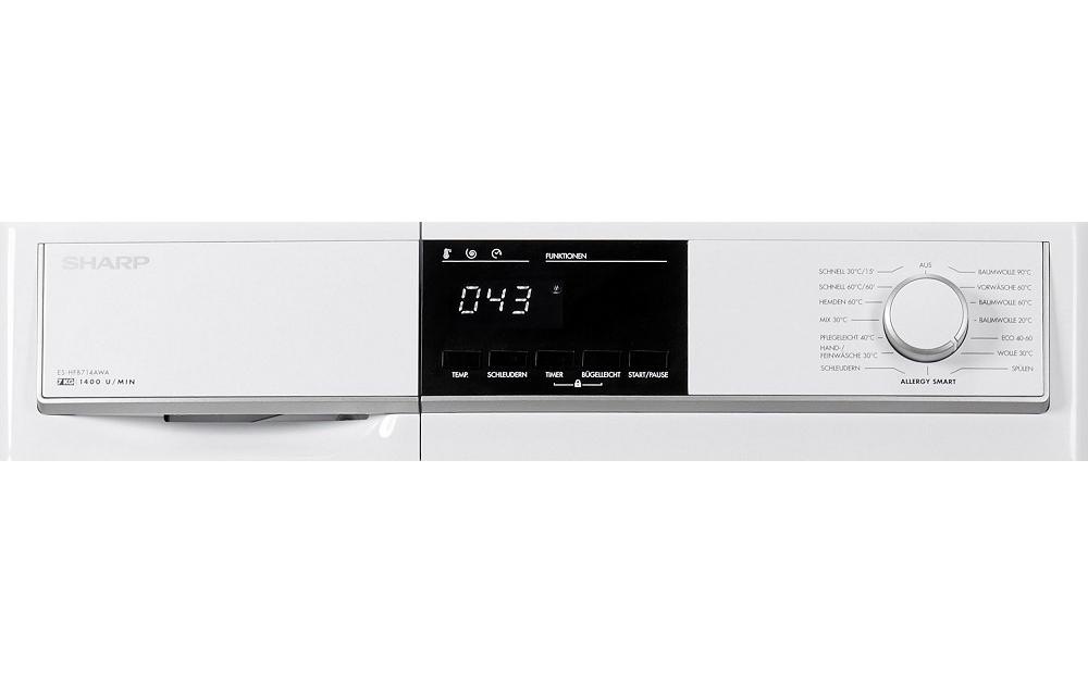 Sharp Waschmaschine »ES-HFB714AWA-DE«, 7 kg, 1400 U/min