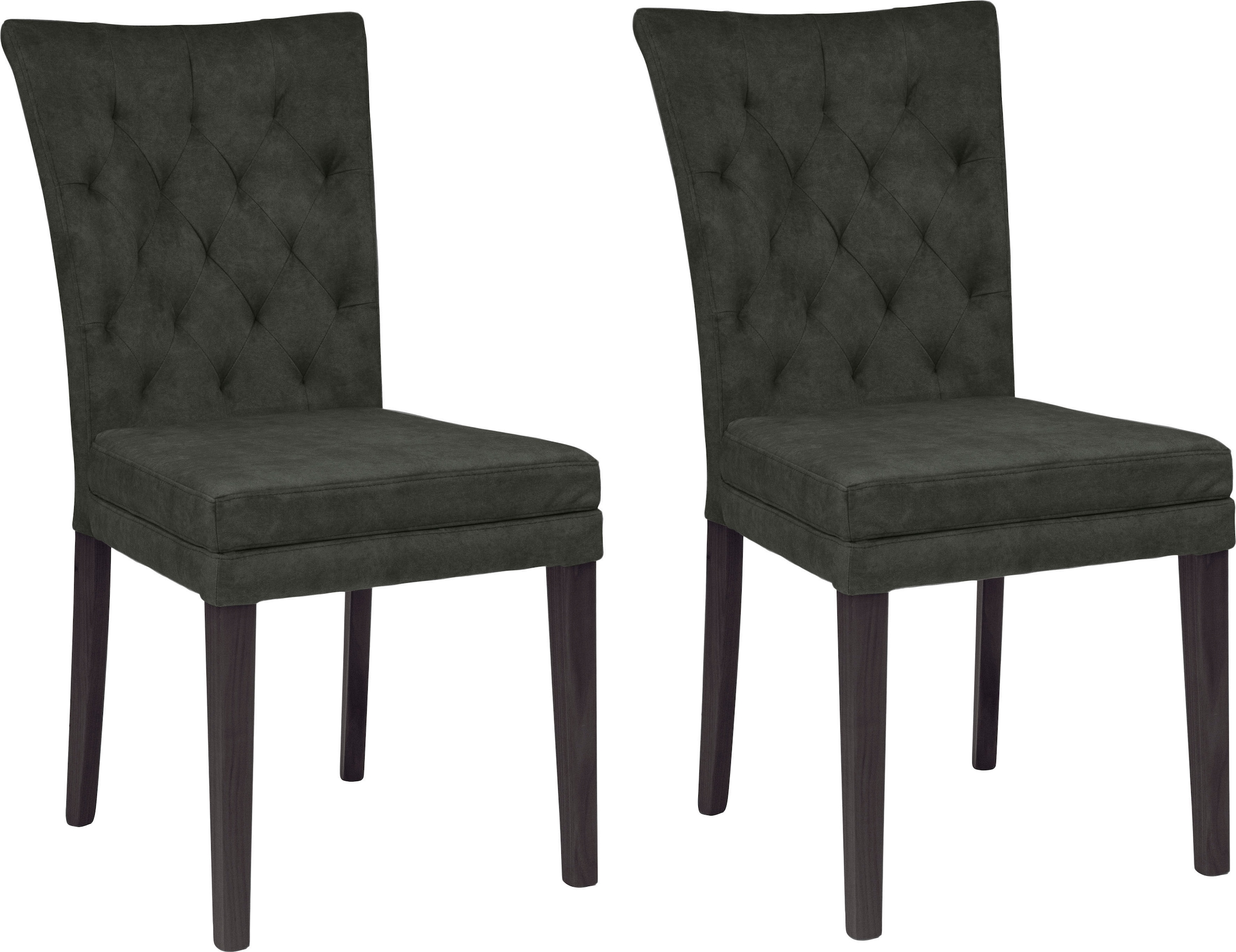 Image of Home affaire 4-Fussstuhl "Colorado" (Set) 2 Stk.Beine aus Buche, wengefarben lackiert, Im 2er, 4er oder 6er-Set
