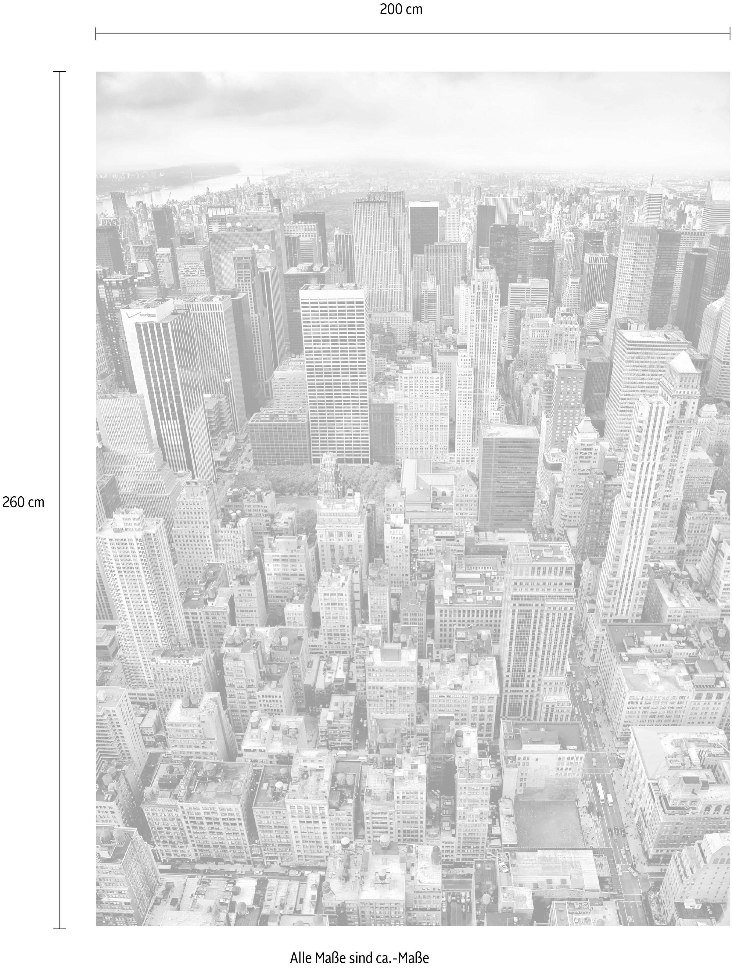 Komar Vliestapete »Digitaldruck Vlies - Uptown - Grösse 200 x 260 cm«, bedruckt, Wohnzimmer, Schlafzimmer