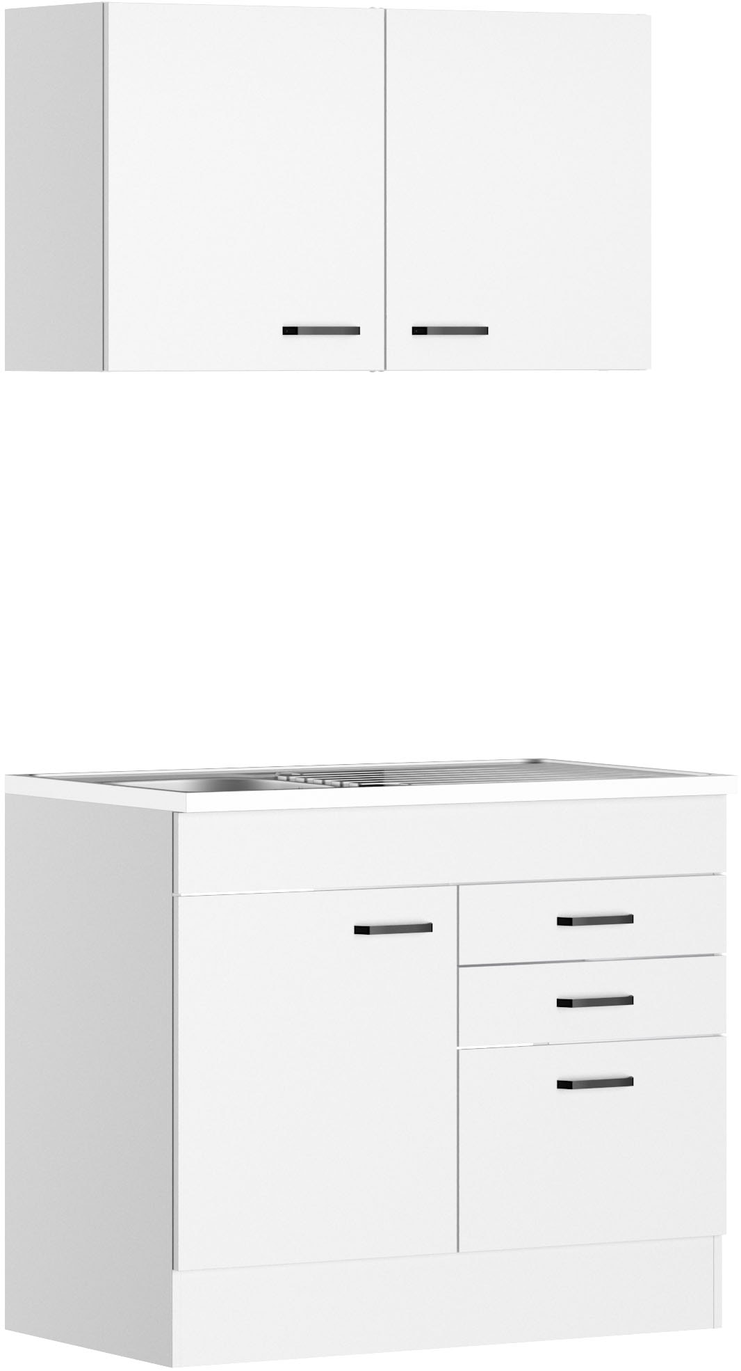 OPTIFIT Pantryküche »OPTImulti« Breite 100 cm, Tiefe 50 cm, mit Spülenauflage