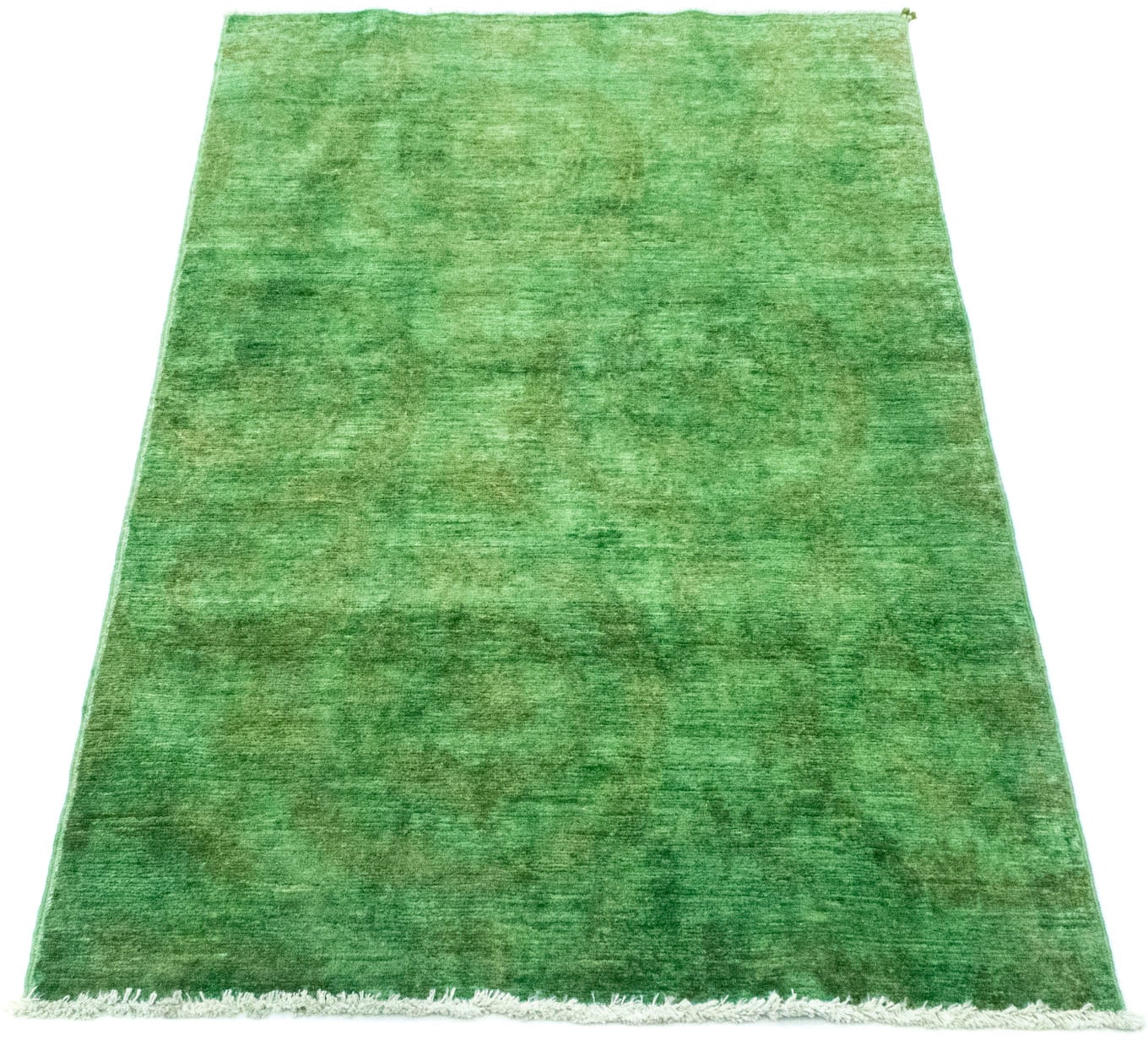 Wollteppich »Ziegler Teppich handgeknüpft grün«, rechteckig