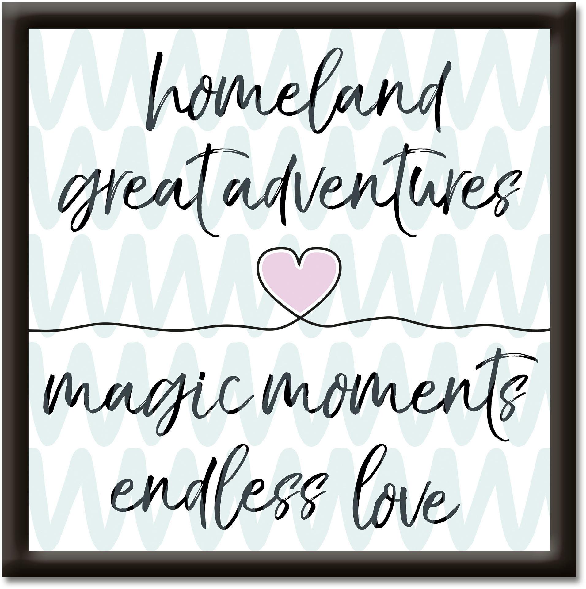 Image of Artland Wandbild »Heimat«, Sprüche & Texte, (1 St.) bei Ackermann Versand Schweiz