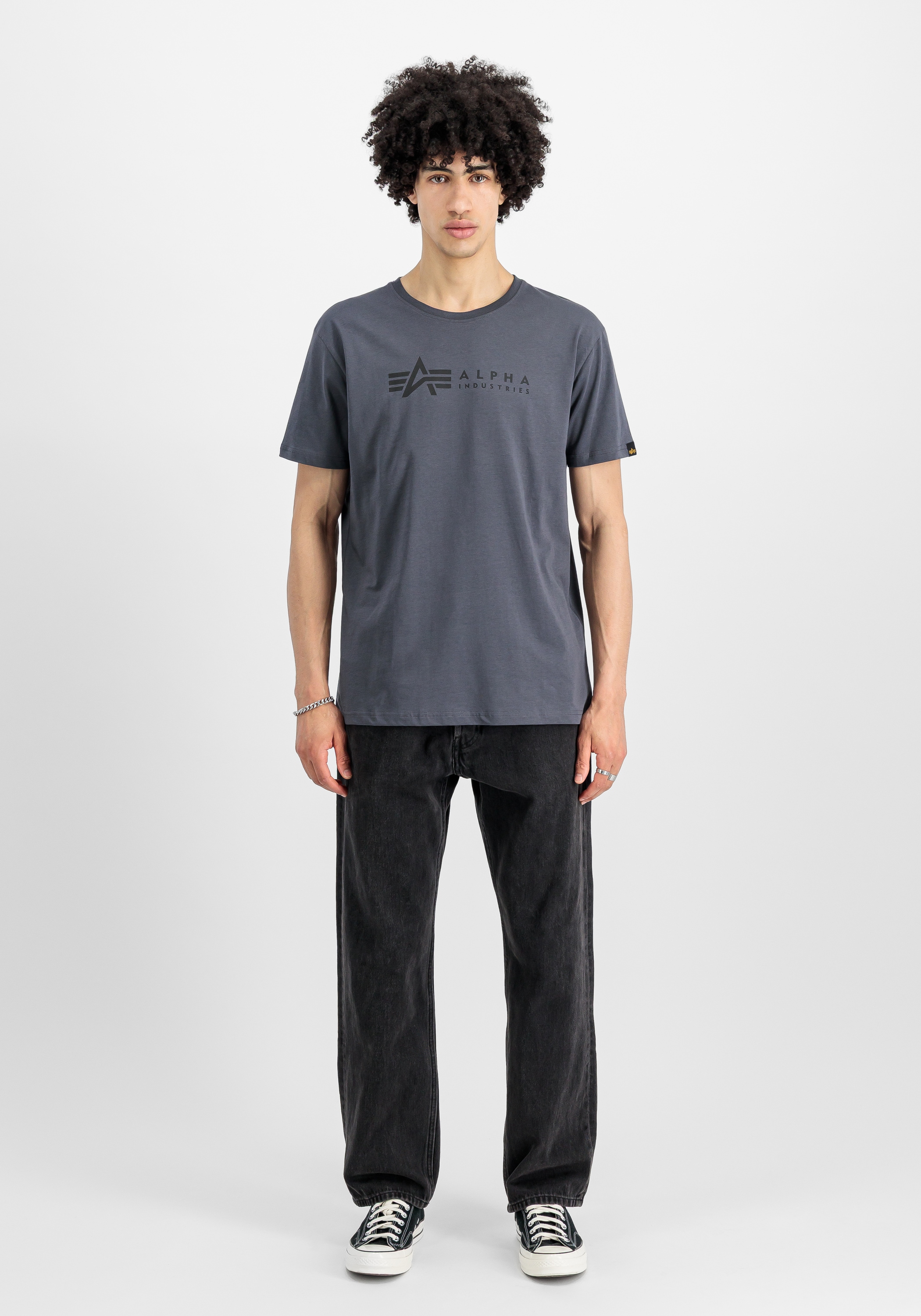 Alpha Industries T-Shirt »Alpha Industries Men - T-Shirts Alpha Label T-Shirt 2 Pack«