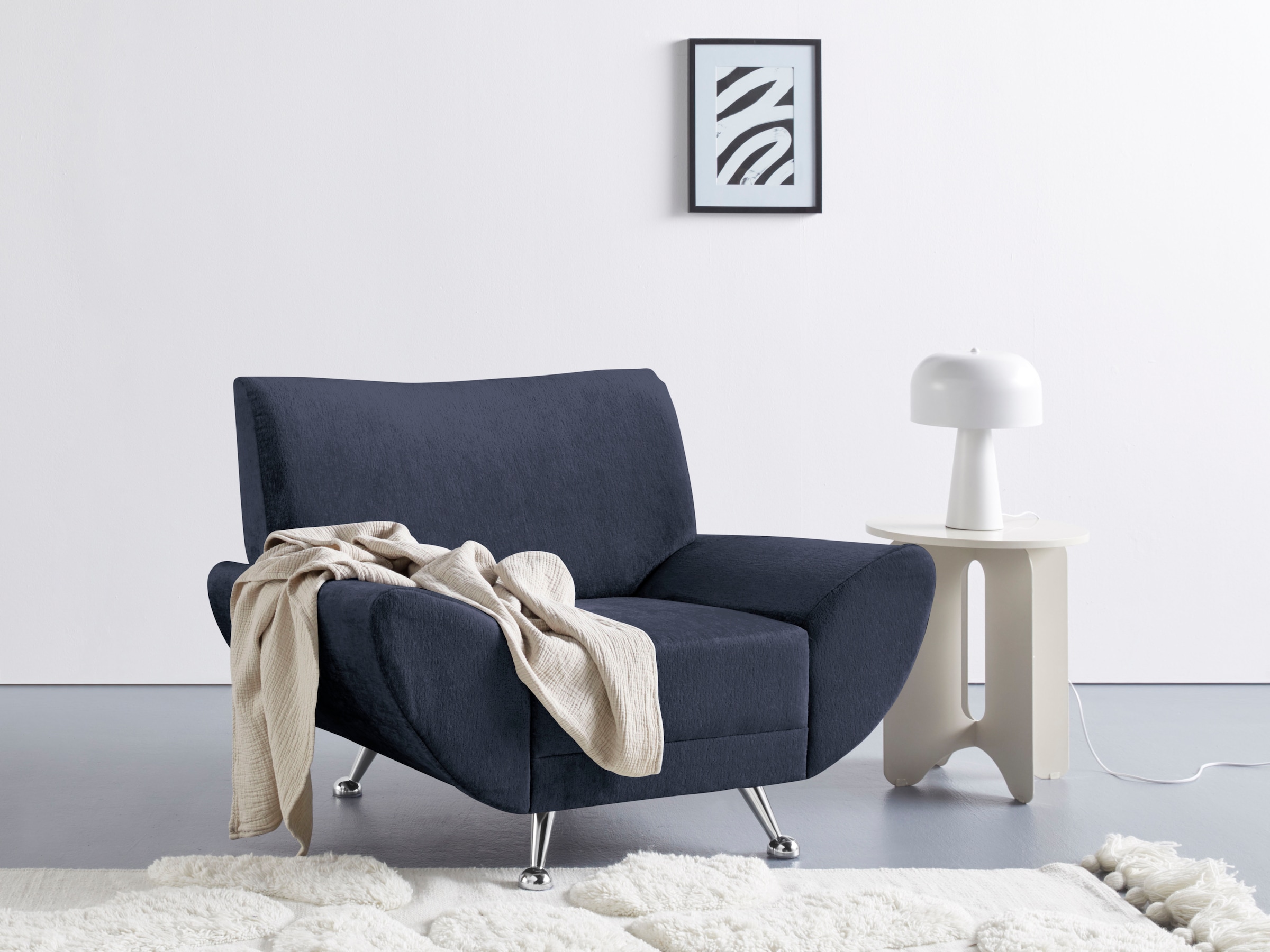 Image of Home affaire Sessel "Saltare elegant und komfortabel, toller Designfuss, Breite 112cm"