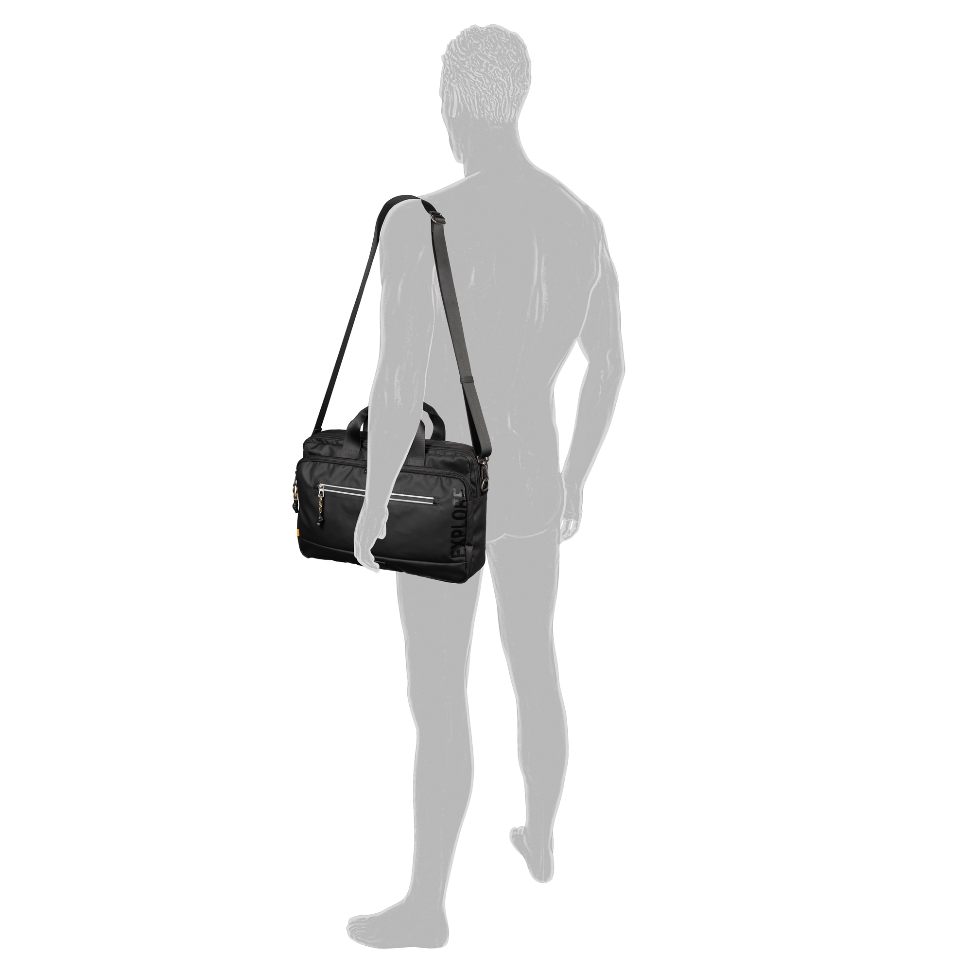 camel active Aktentasche »Explore« Laptoptasche mit reflektierende Reissverschlüssen