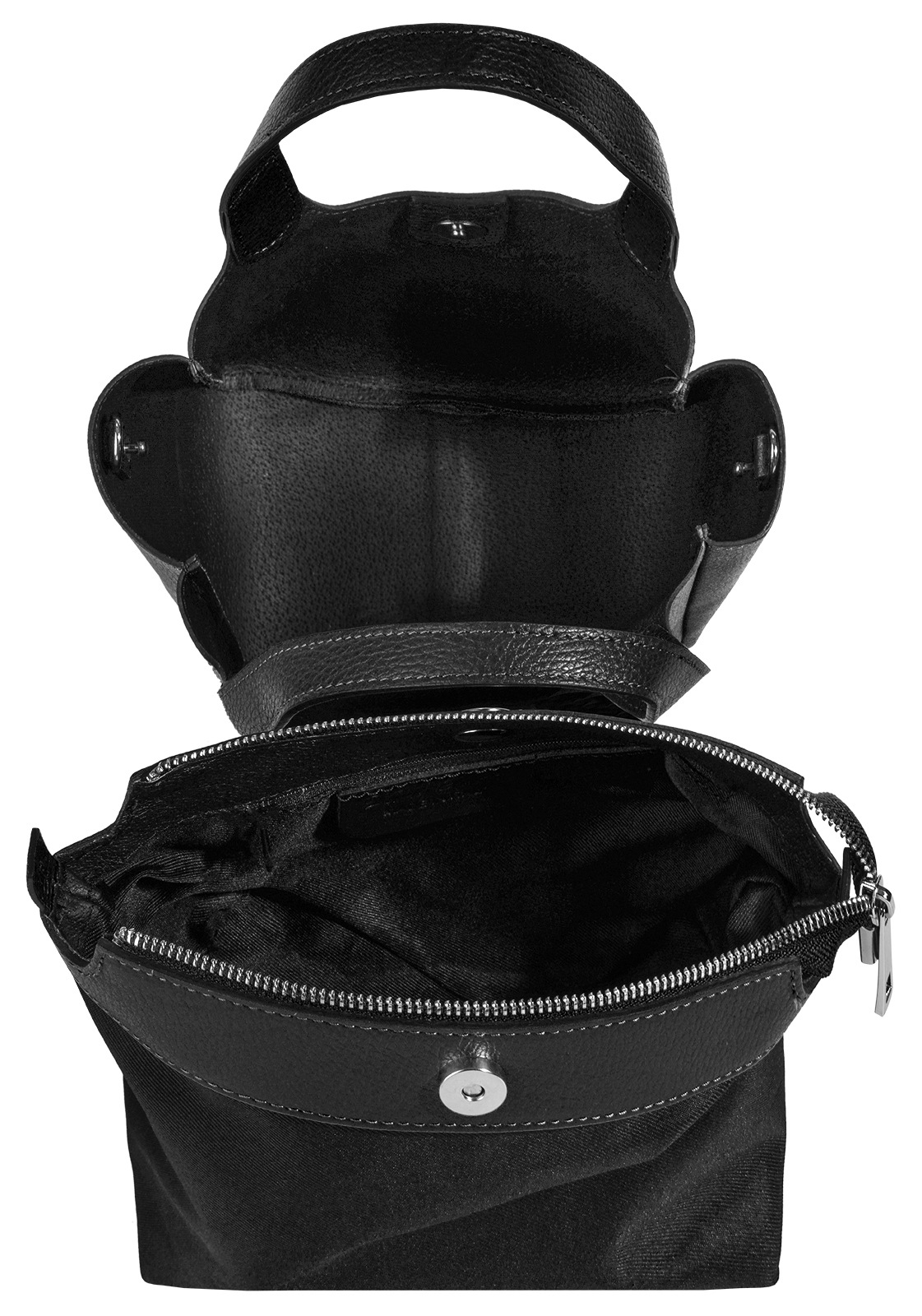 Cluty Henkeltasche echt Leder, Made in Italy