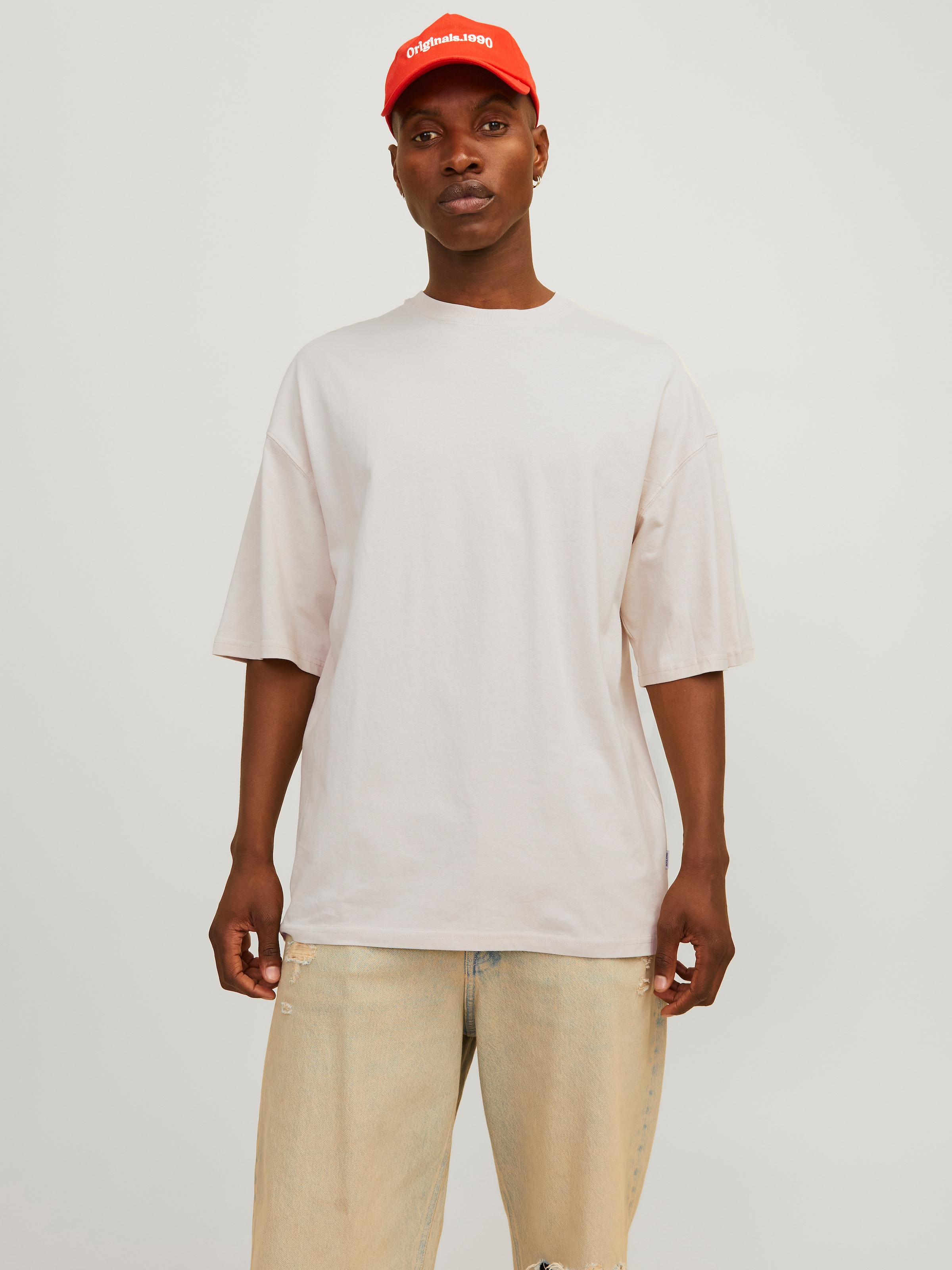 Image of Jack & Jones Rundhalsshirt "JJECHARGE TEE O-NECK NOOS" mit Rundhalsausschnitt
