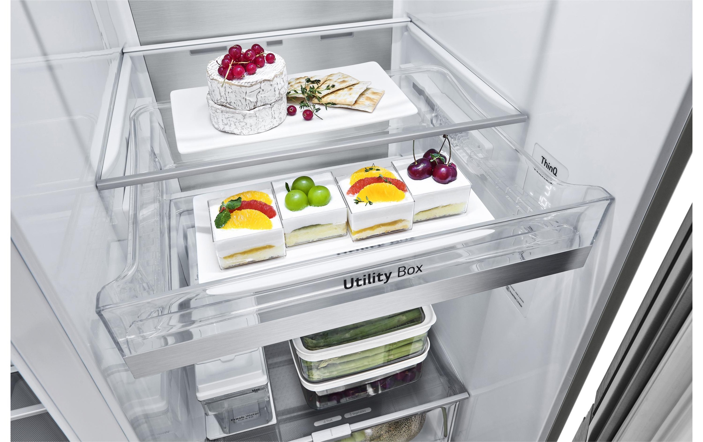 LG Side-by-Side »GSXV91PZAE« 179 cm hoch 91,3 cm breit