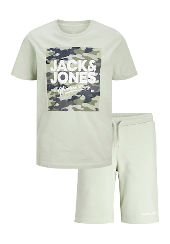 Shirt & Shorts »JJPETE CAMO SET PACK JNR«, (Set, 2 tlg., 2)