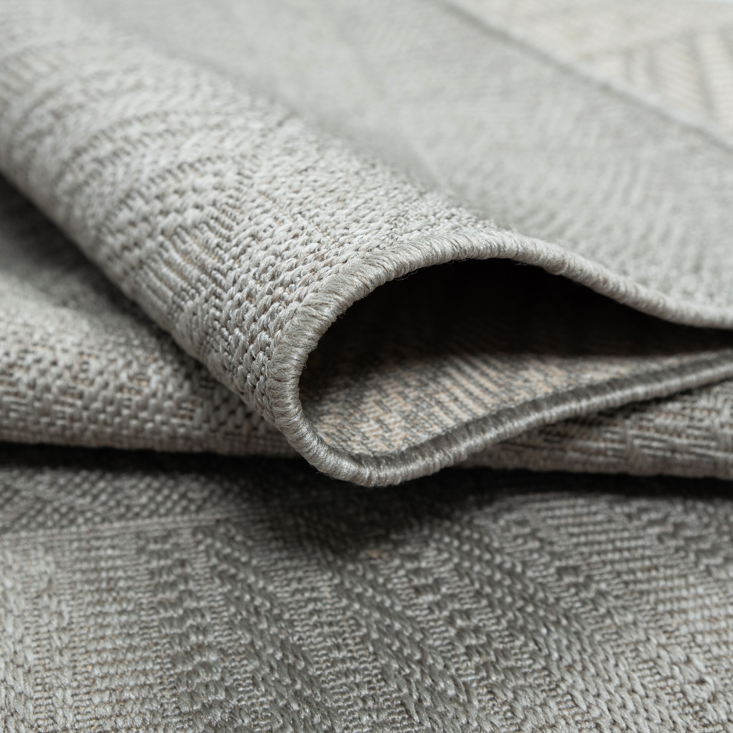 Bruno Banani Teppich »Solan, ethno, boho-inspiriert, In- und Outdoor geeignet« rechteckig 5 mm Höhe Mandala, Kreise, Küche, Wohnzimmer, Camping, Balkon
