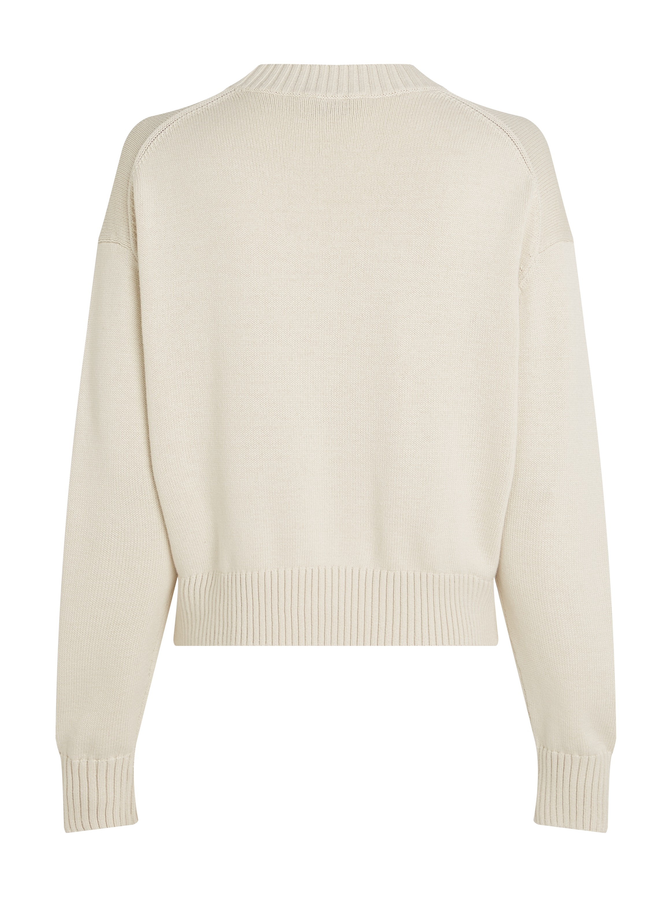 Calvin Klein Jeans Rundhalspullover »MONOGRAM EMBRO CREWNECK SWEATER«, mit Logostickerei