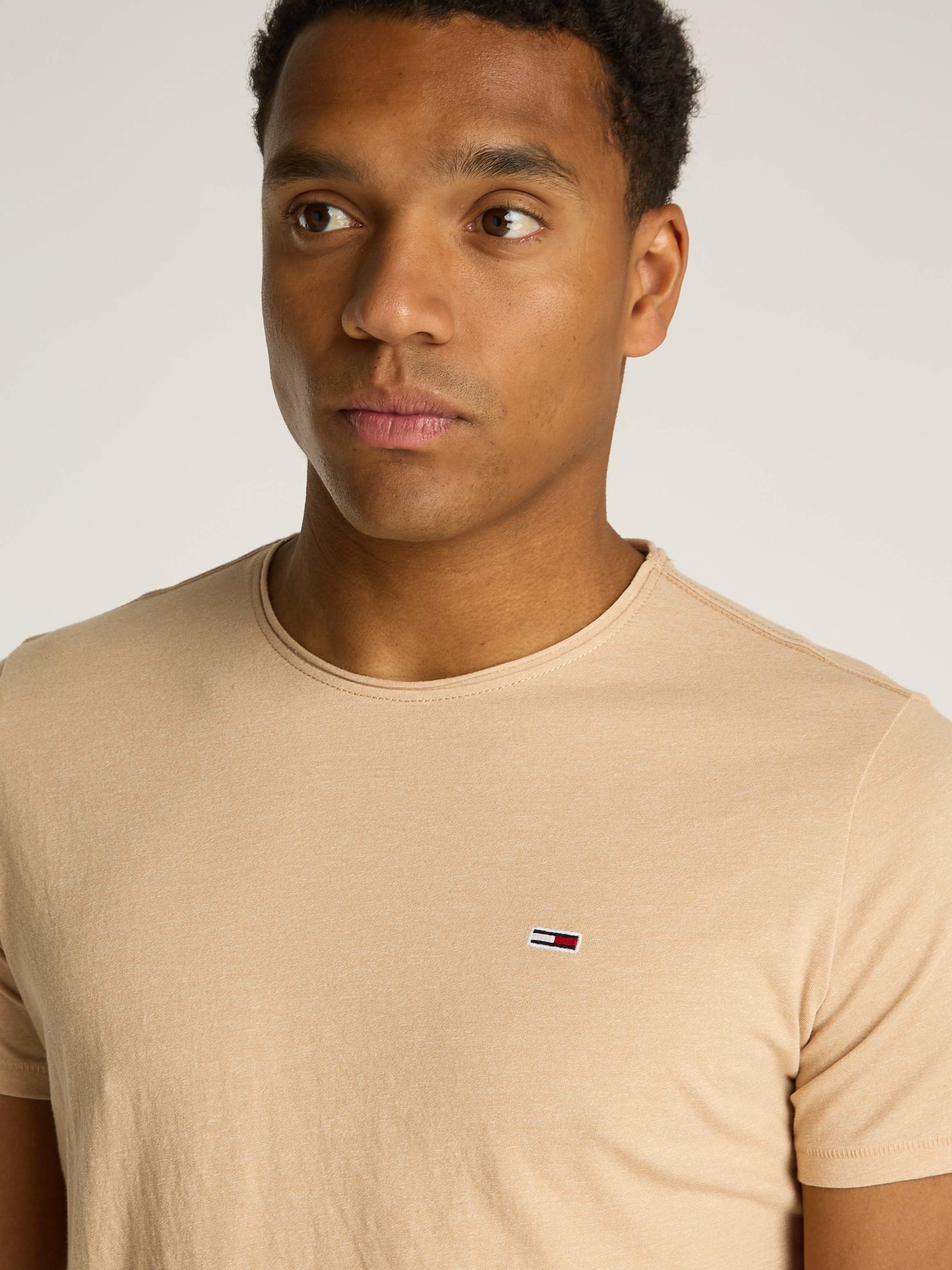 Tommy Jeans T-Shirt »TJM SLIM JASPE C NECK«
