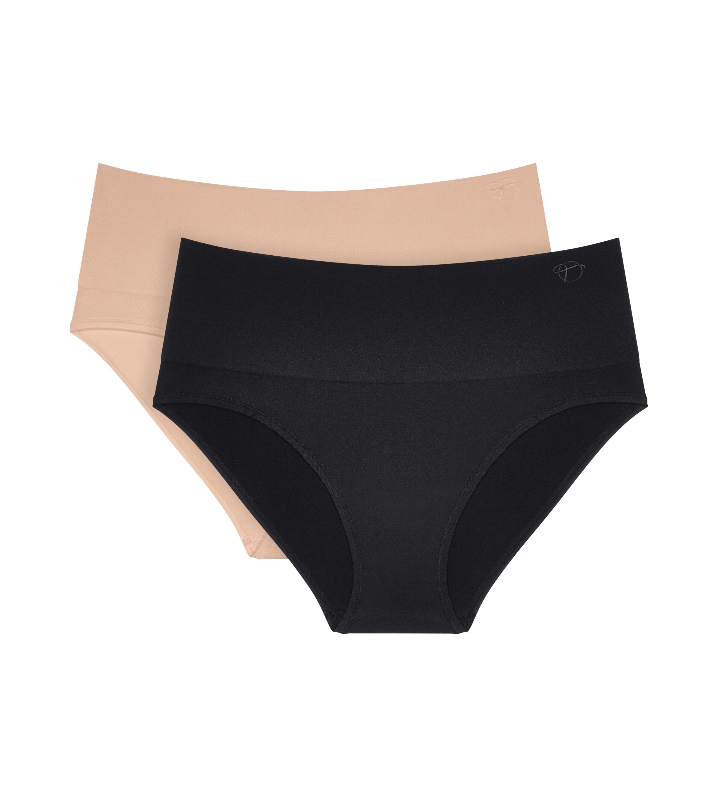 Image of Triumph Maxislip "Soft Sculpt" 2er Pack, nahtlos, formende Passform, Rundstrick, hoher Beinausschnitt