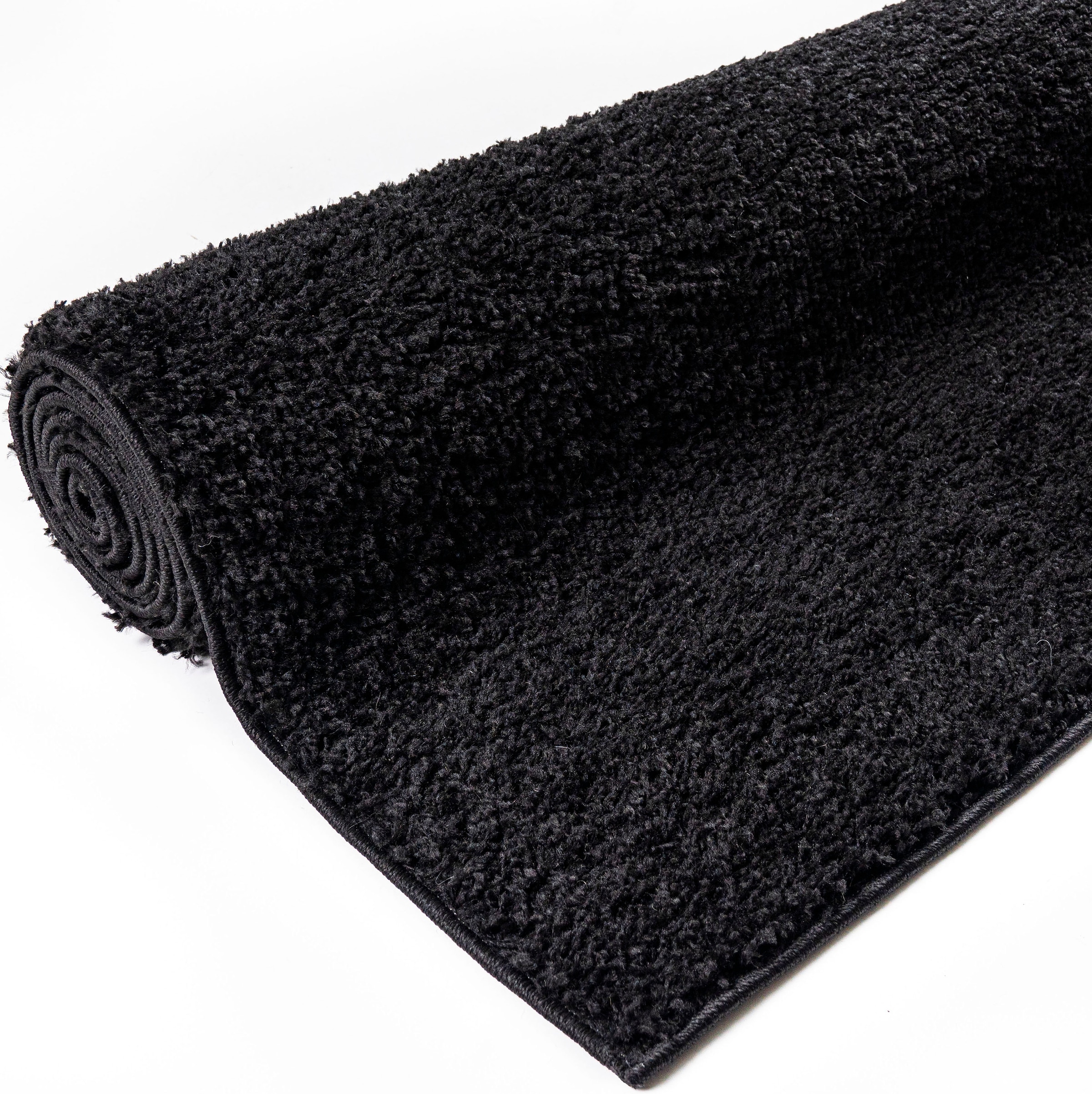 Bruno Banani Hochflor-Teppich »Shaggy Soft«, rechteckig, 30 mm Höhe, gewebt, Uni Farben, besonders weich und kuschelig