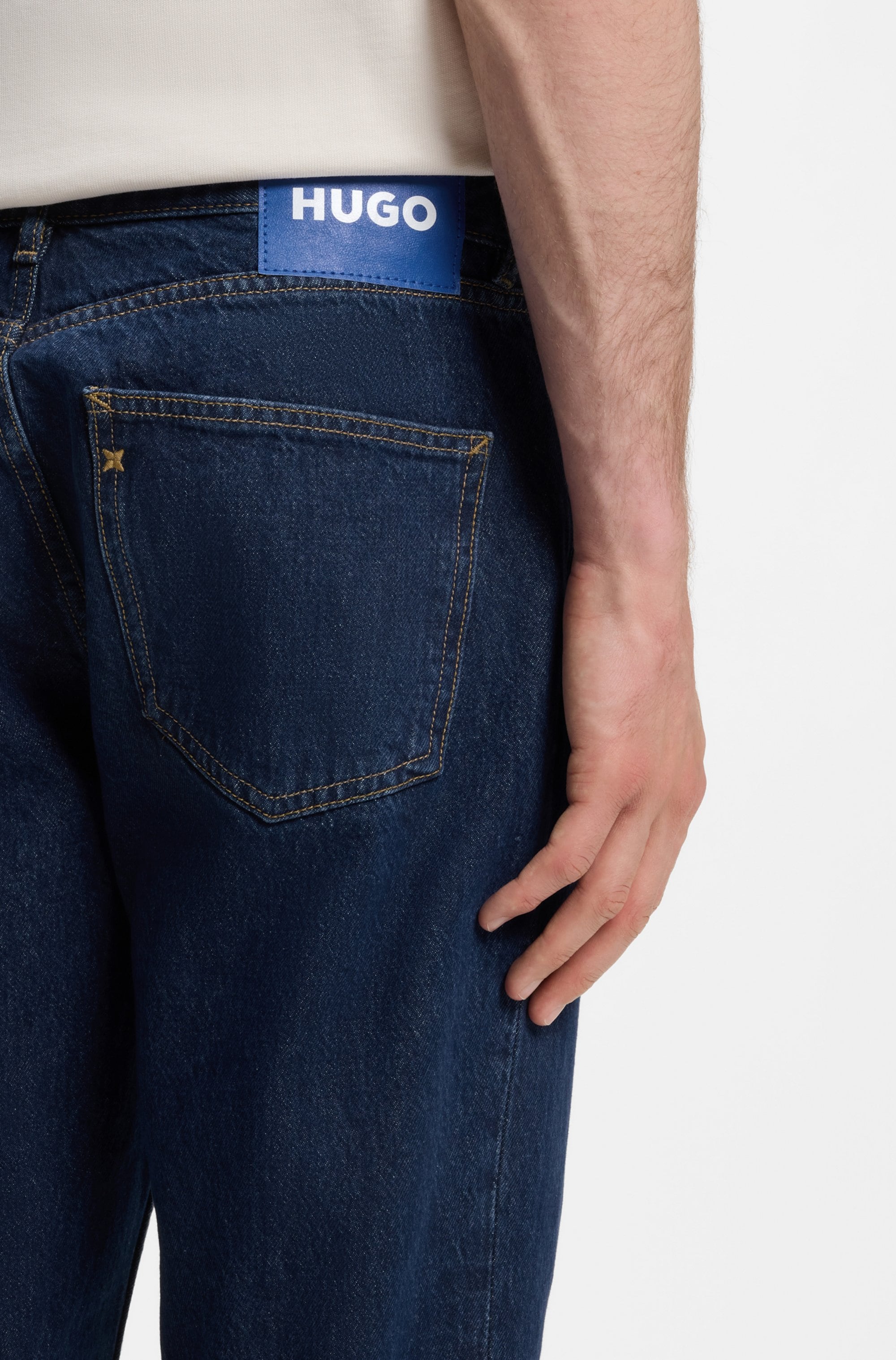 HUGO Jeans à 5 poches »Jonah« Regular Fit, reine Baumwolle