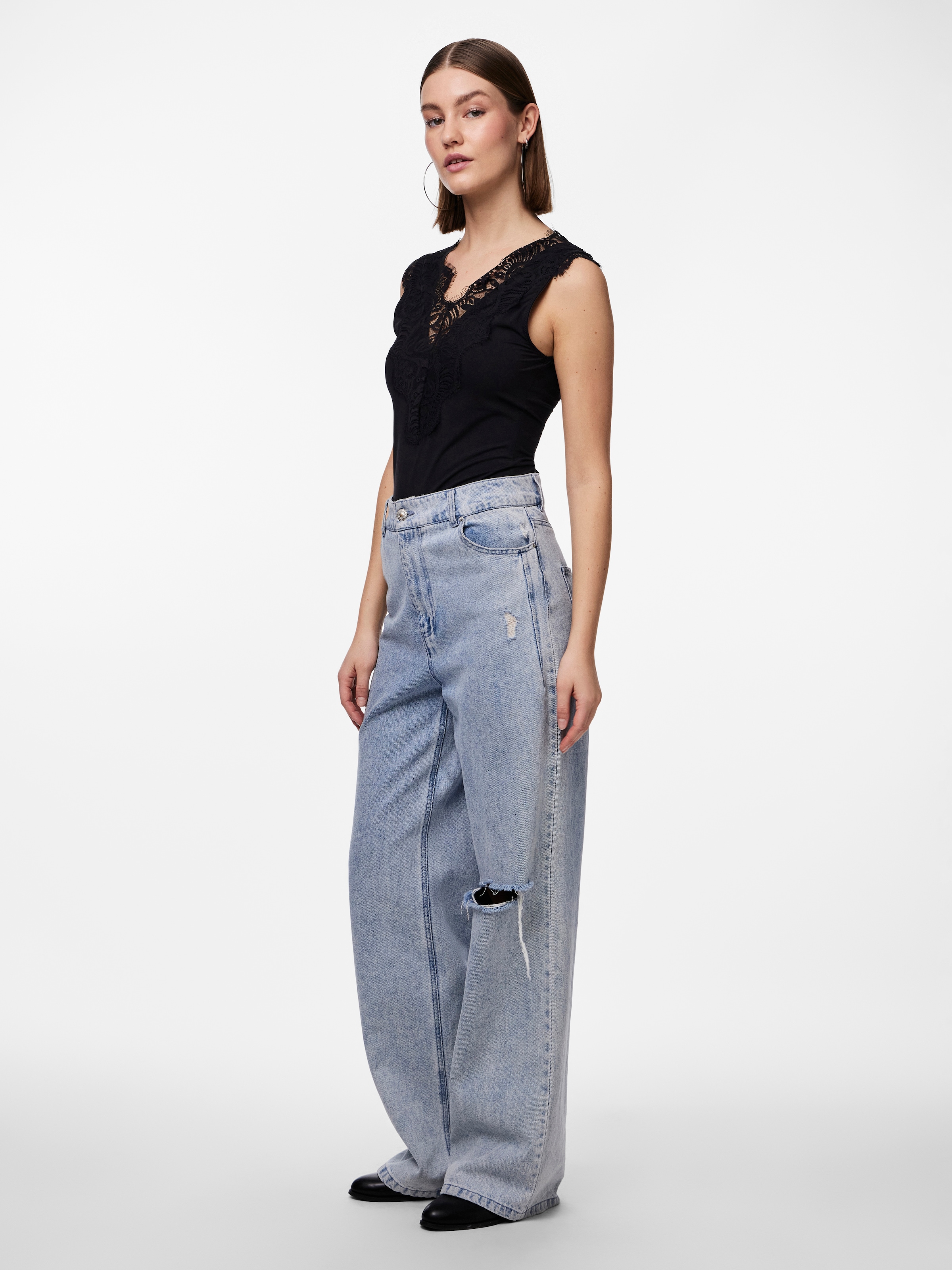 pieces Spitzentop »PCILU SL TOP NOOS«