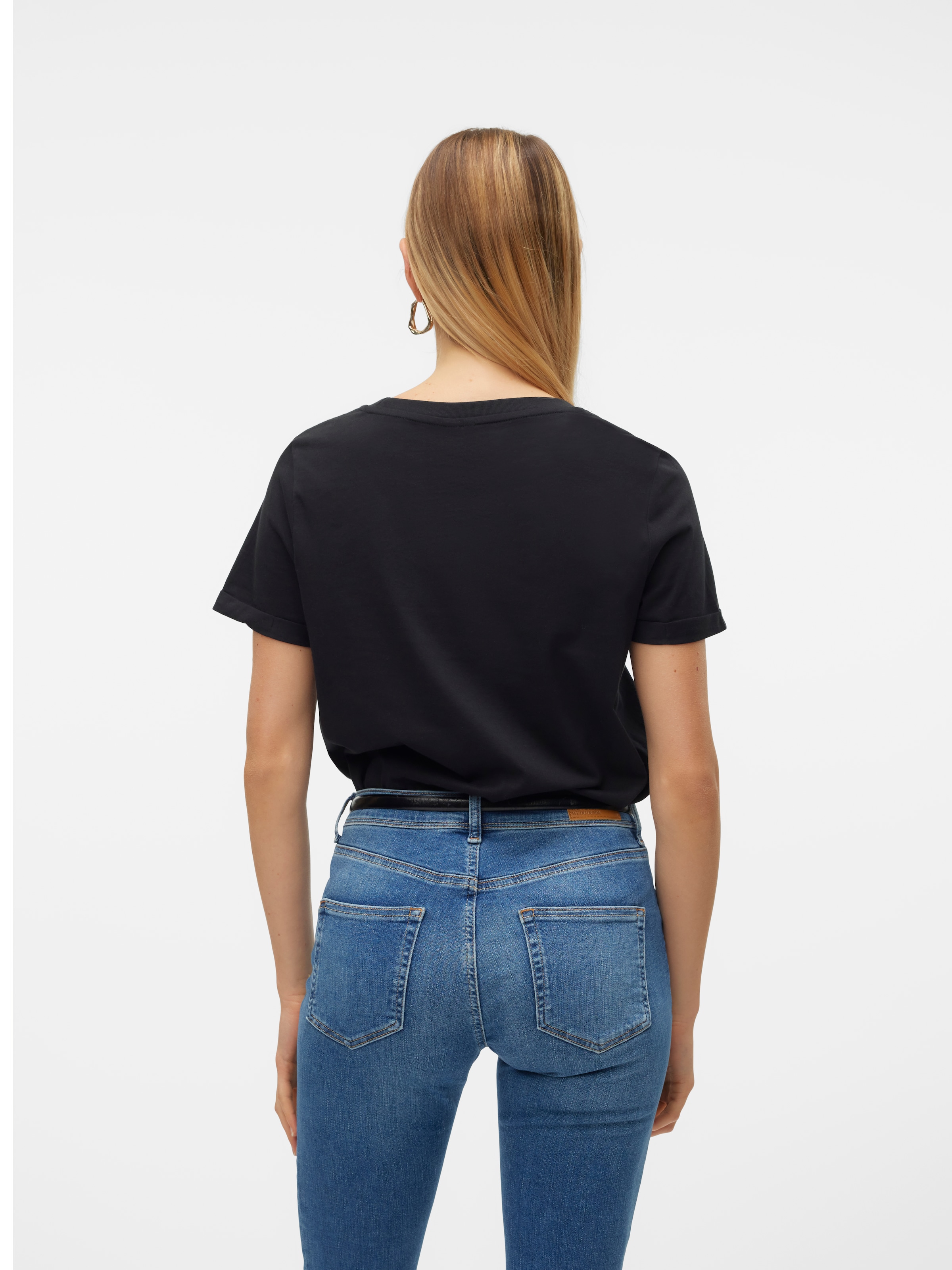 Vero Moda Kurzarmshirt »VMPAULA S/S T-SHIRT  NOOS« Baumwolle, regular fit