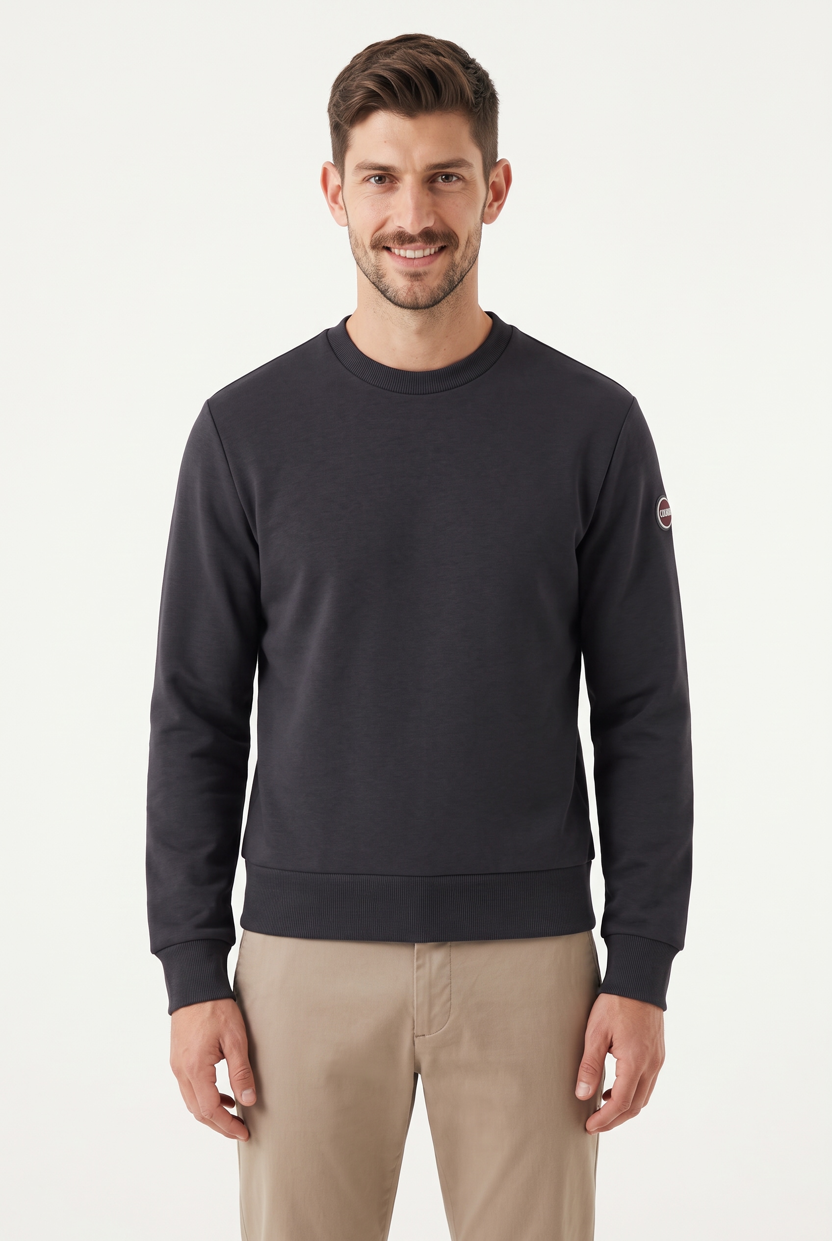 Image of Colmar Sweatshirt, Rundhalsausschnitt, Regular Fit, Markenlogo