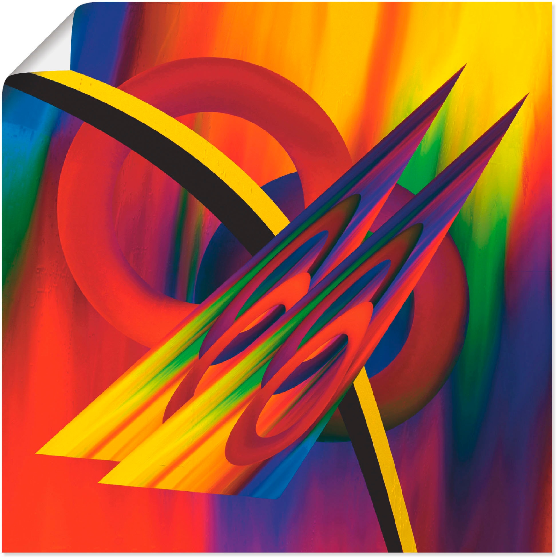 Image of Artland Poster "Modern Bunt" Muster 1 Stk. tlg. ohne Rahmen