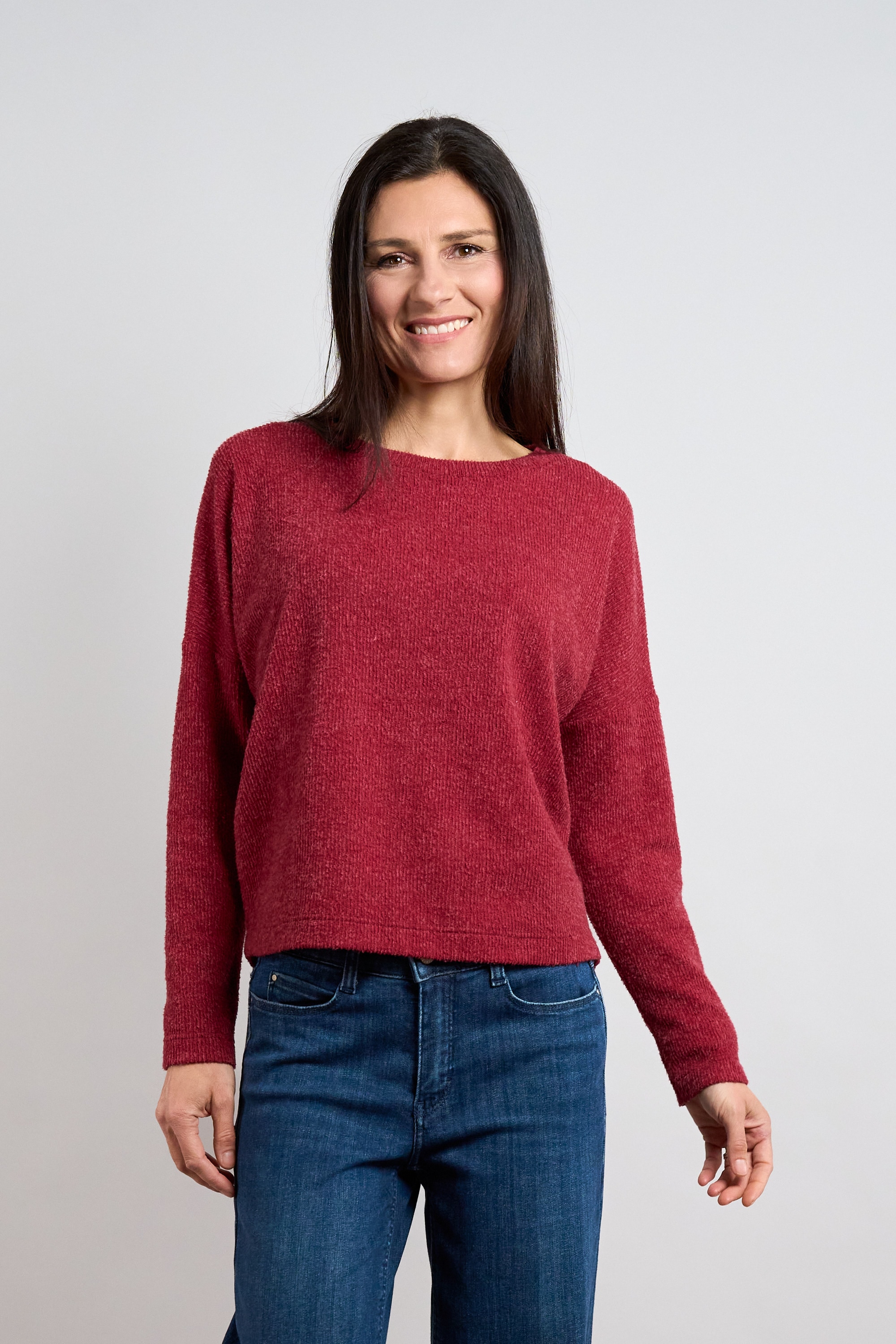 Seidel Moden Strickpullover mit Rundhals und Stretch - MADE IN GERMANY