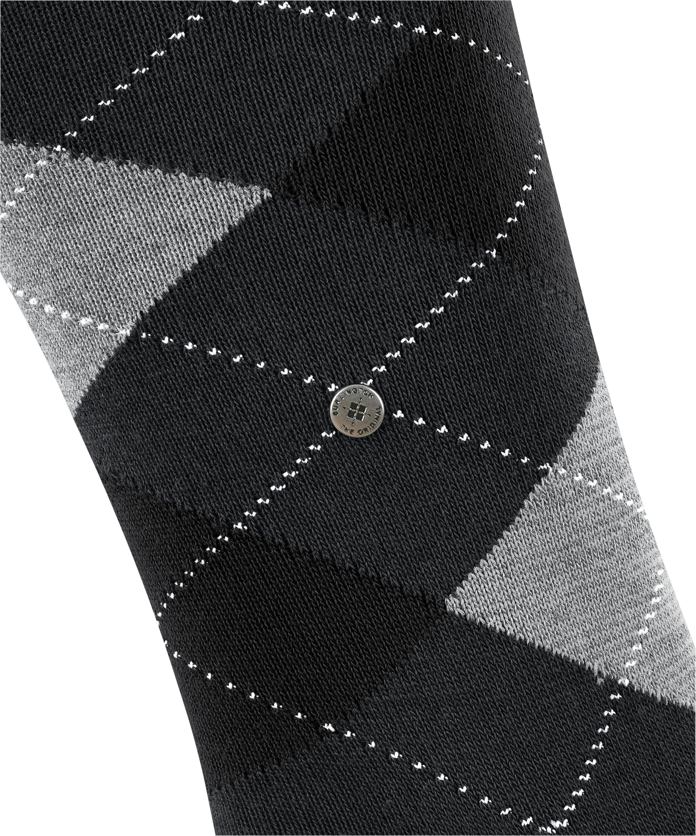Burlington »King« Taille unique 40-46, motif Argyle, coton peigné