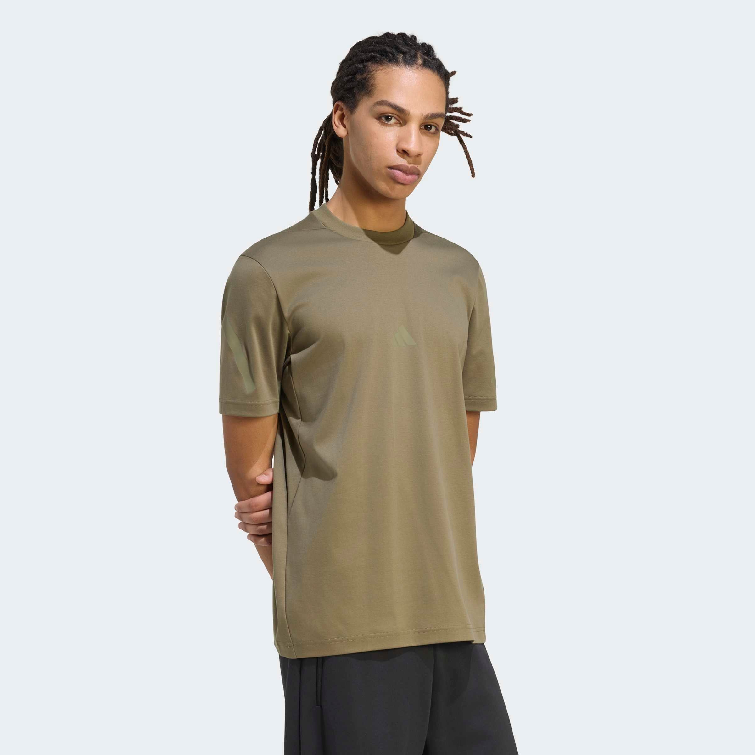 adidas Sportswear T-shirt »M Z.N.E. TEE RE« coupe régulière, avec col rond classique, sportif