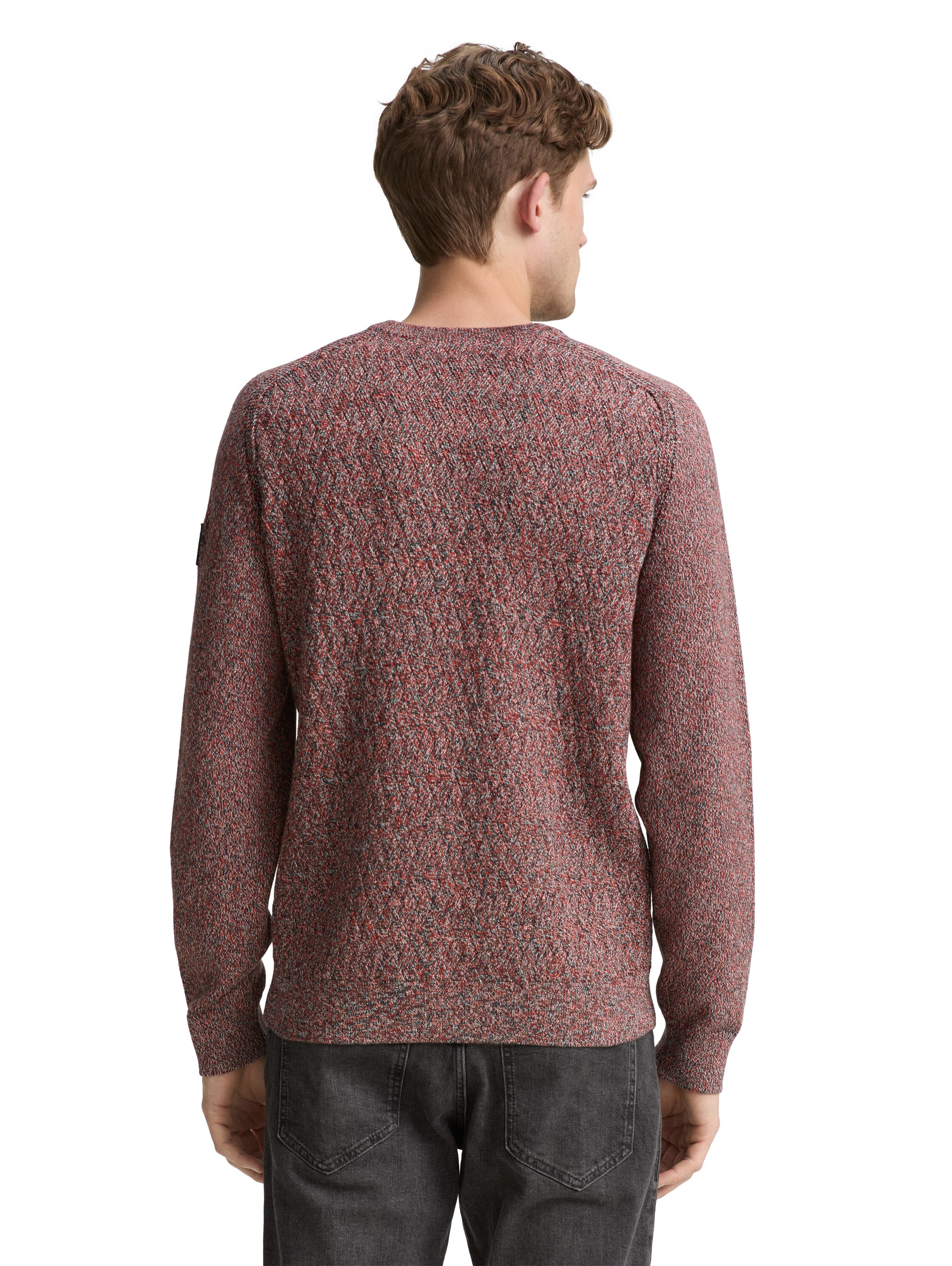 TOM TAILOR Strickpullover, mit Logo Stickerei am Arm