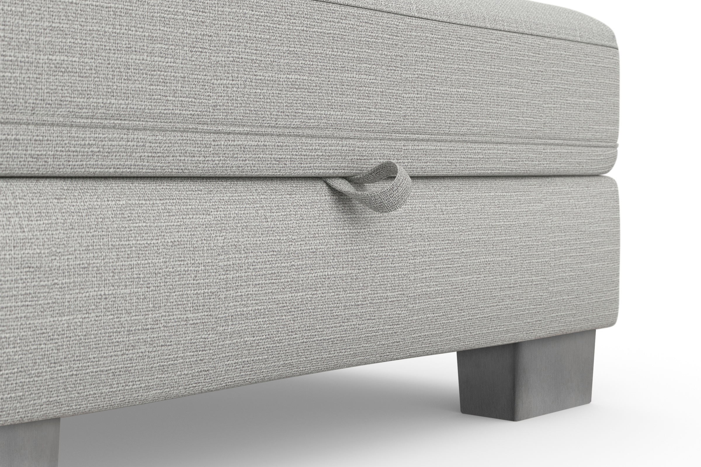 sit&more Wohnlandschaft »Dundee U-Form«, mit Federkern und Edelstahlfüssen, wahlweise mit Kopfteilverstellung