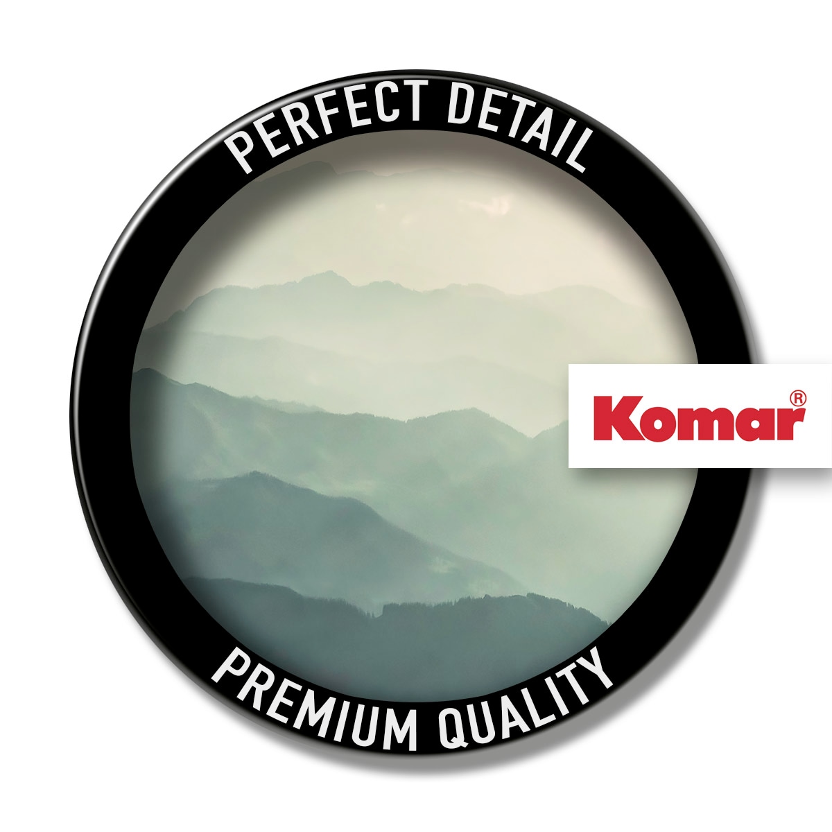 Komar Fototapete »Digitaldruck Vlies - Hazy Hills - Grösse 400 x 250 cm«, bedruckt-floral-geblümt-gemustert-tropisch, Wohnzimmer, Schlafzimmer