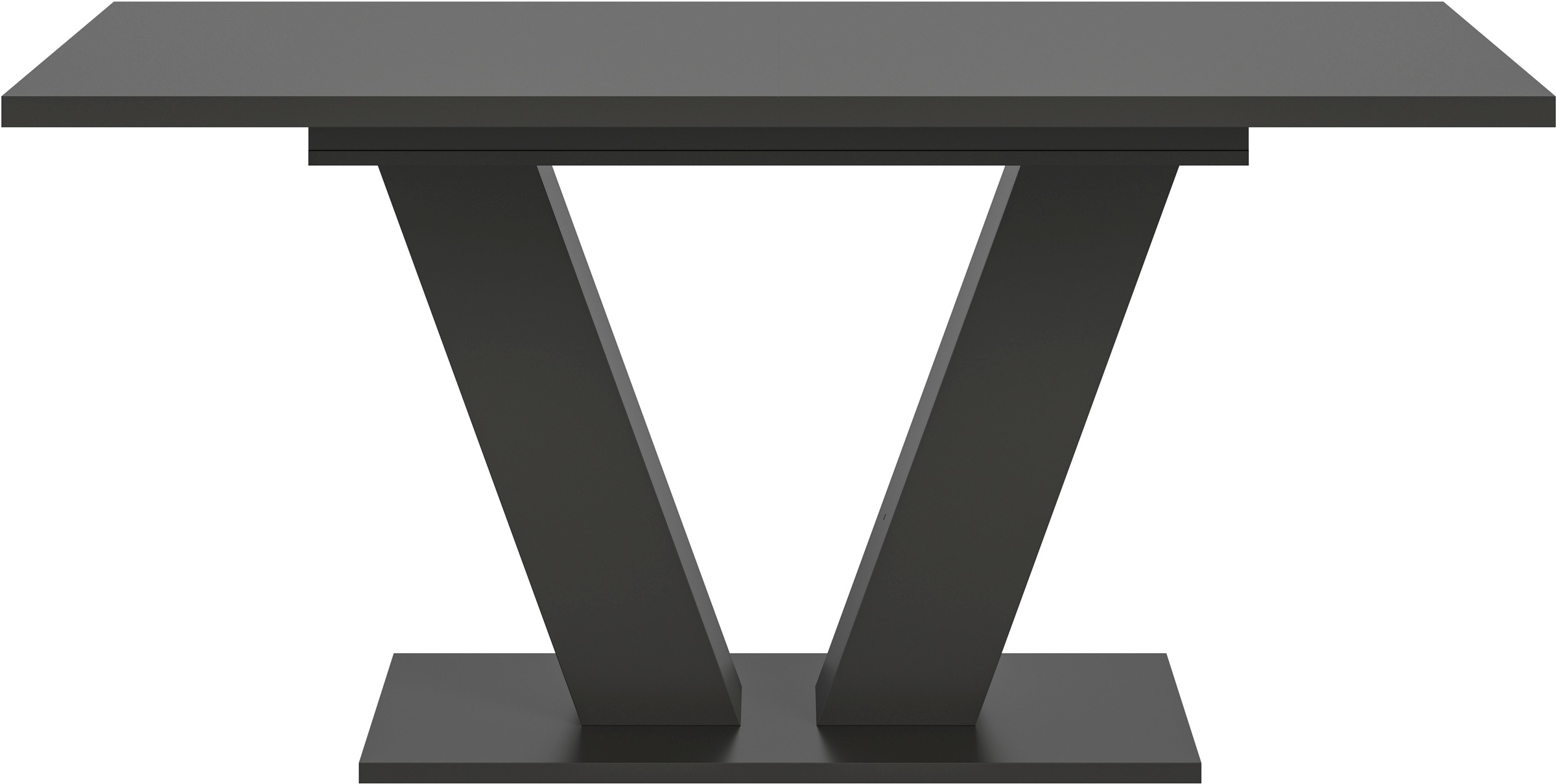 INOSIGN Esstisch »Motus, ausziehbar 150 -190 cm, inklusive 40 cm Einlegeplatte«, (Set, 1 St.), V-Gestell mit Bodenplatte, Tisch, Küchentisch, Esszimmer, Küche