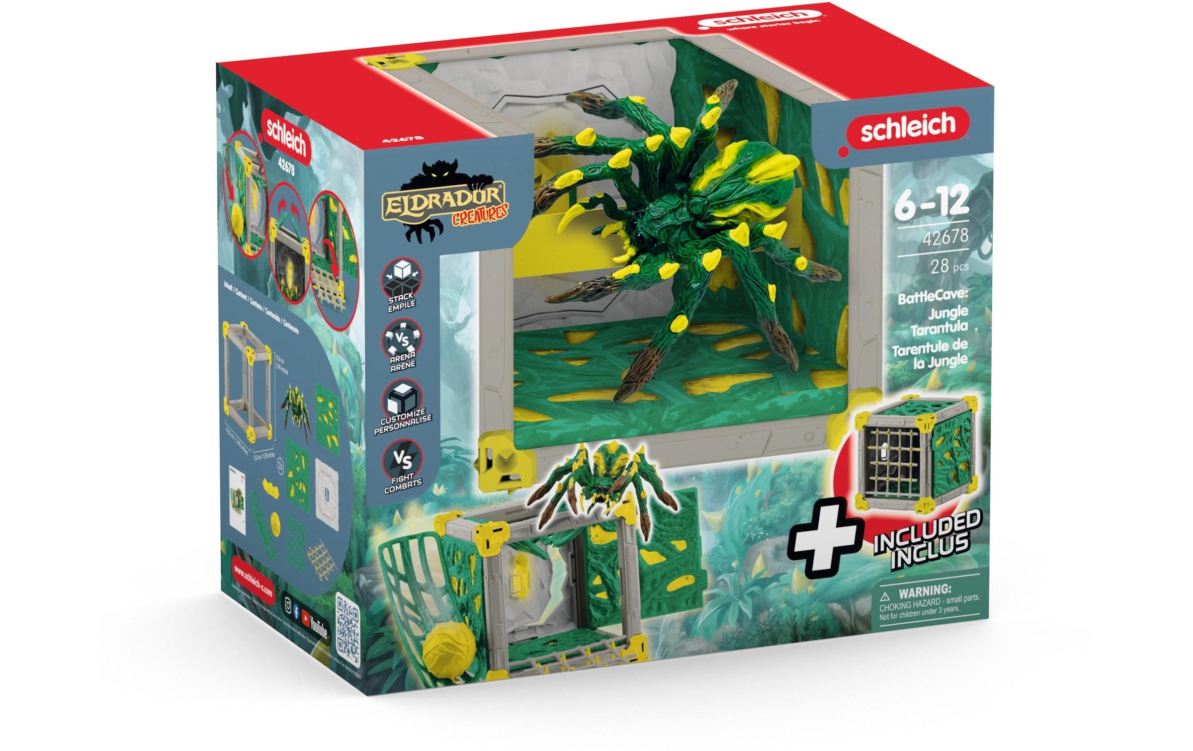 Schleich® Spielfigur »BattleCave Dschungeltarantel«