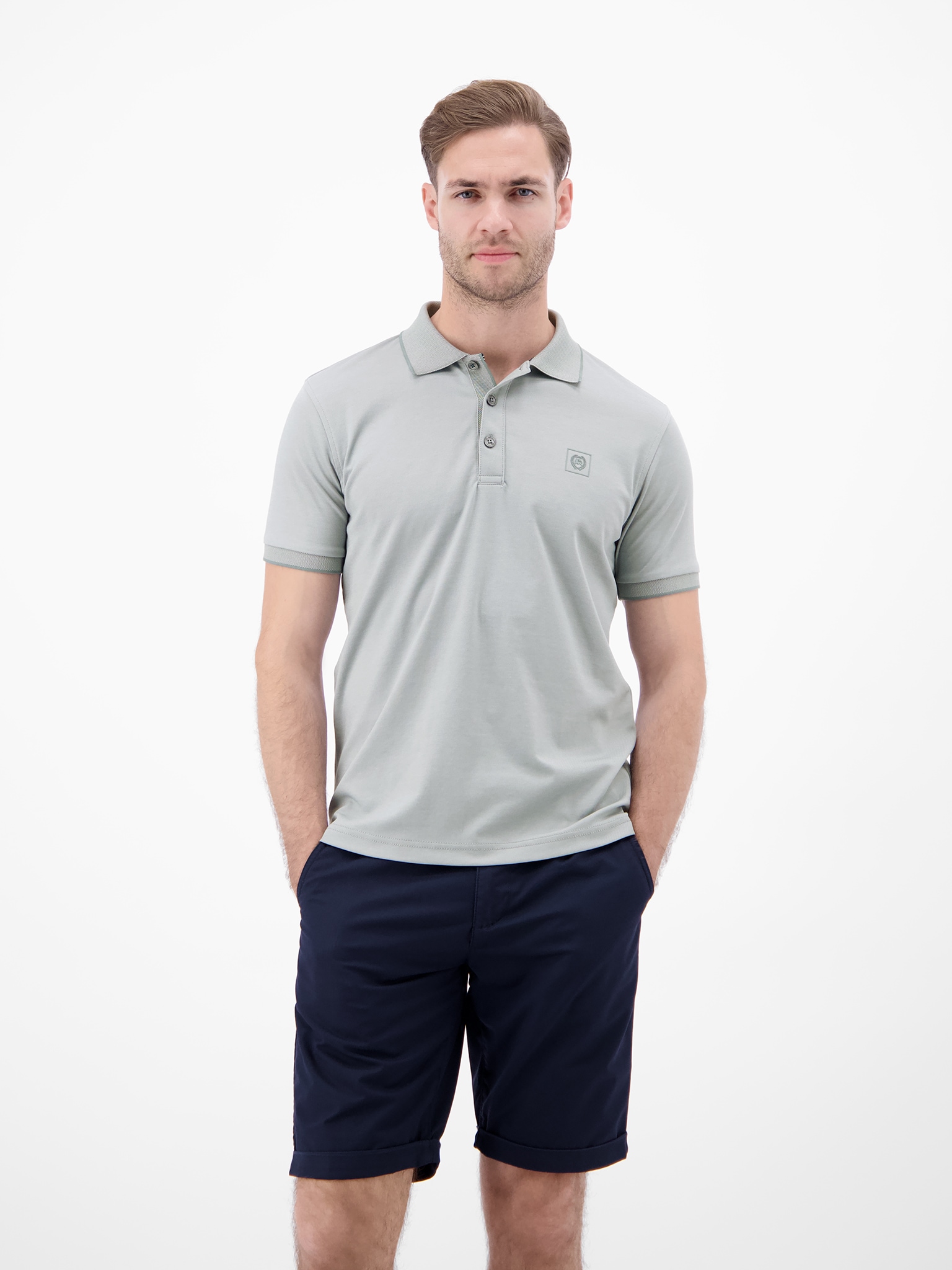 LERROS Polo avec broderie logo