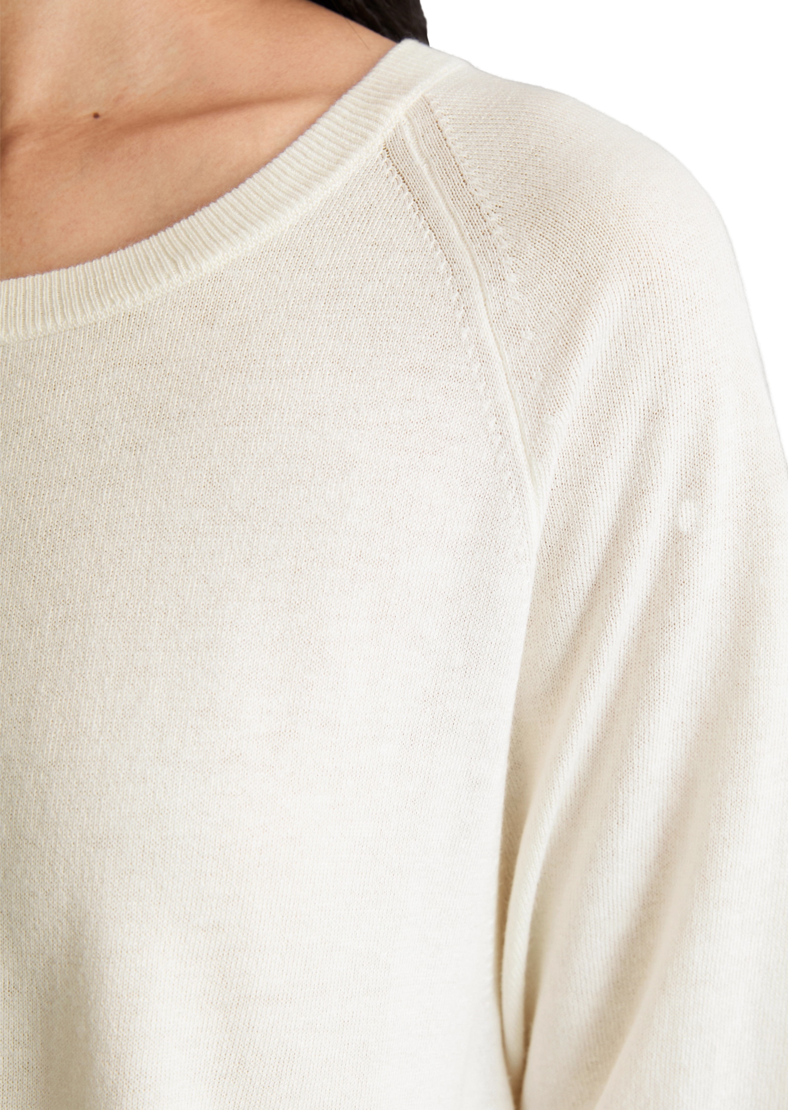 Marc O'Polo DENIM Pull à manches courtes relaxed aus weichem Organic-Cotton-Modal-Mix