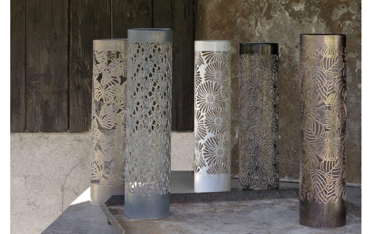 STT Laterne »Antic Pillar Jungle 38 cm« Dekorative Solar-Laterne für den Aussenbereich