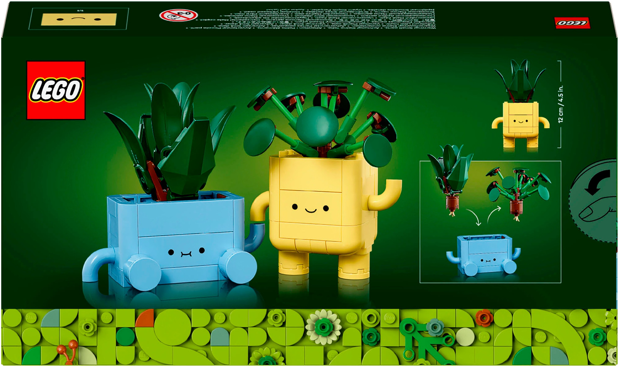 LEGO® Konstruktionsspielsteine »Fröhliche Pflanzen (10349), LEGO Botanicals« Made in Europe