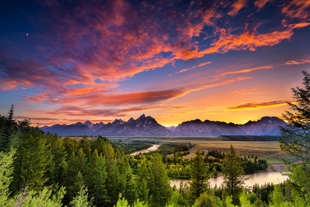 Image of Papermoon Fototapete »Snake River Sonnenuntergang«, Vliestapete, hochwertiger Digitaldruck bei Ackermann Versand Schweiz