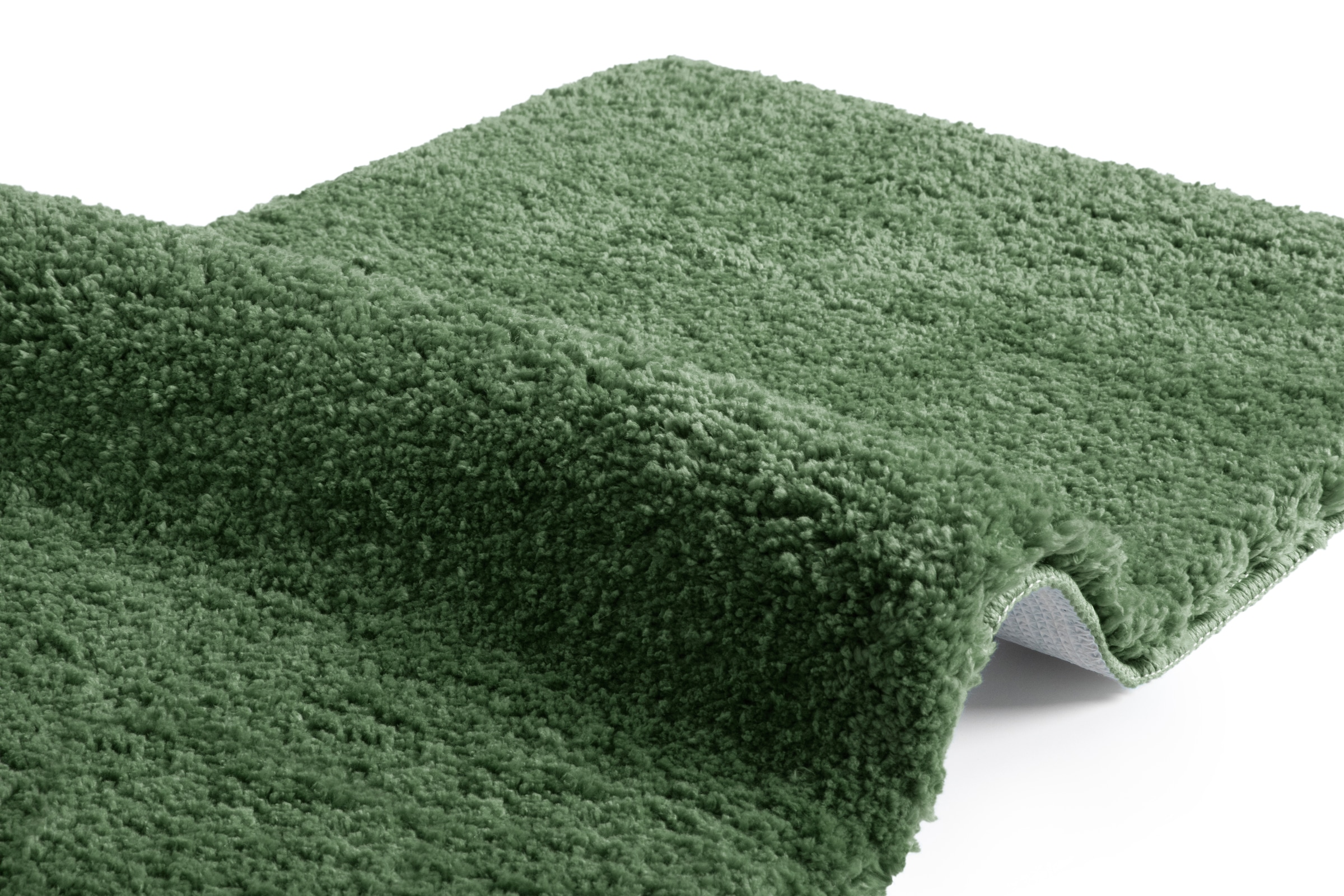 my home Badematte »Sanremo, Badvorleger, Badezimmer Teppich, sehr weich«, rutschhemmend beschichtet, fussbodenheizungsgeeignet-schnell trocknend, Badteppich, unifarben, rechteckig, rund & als 3-tlg. Set erhältlich